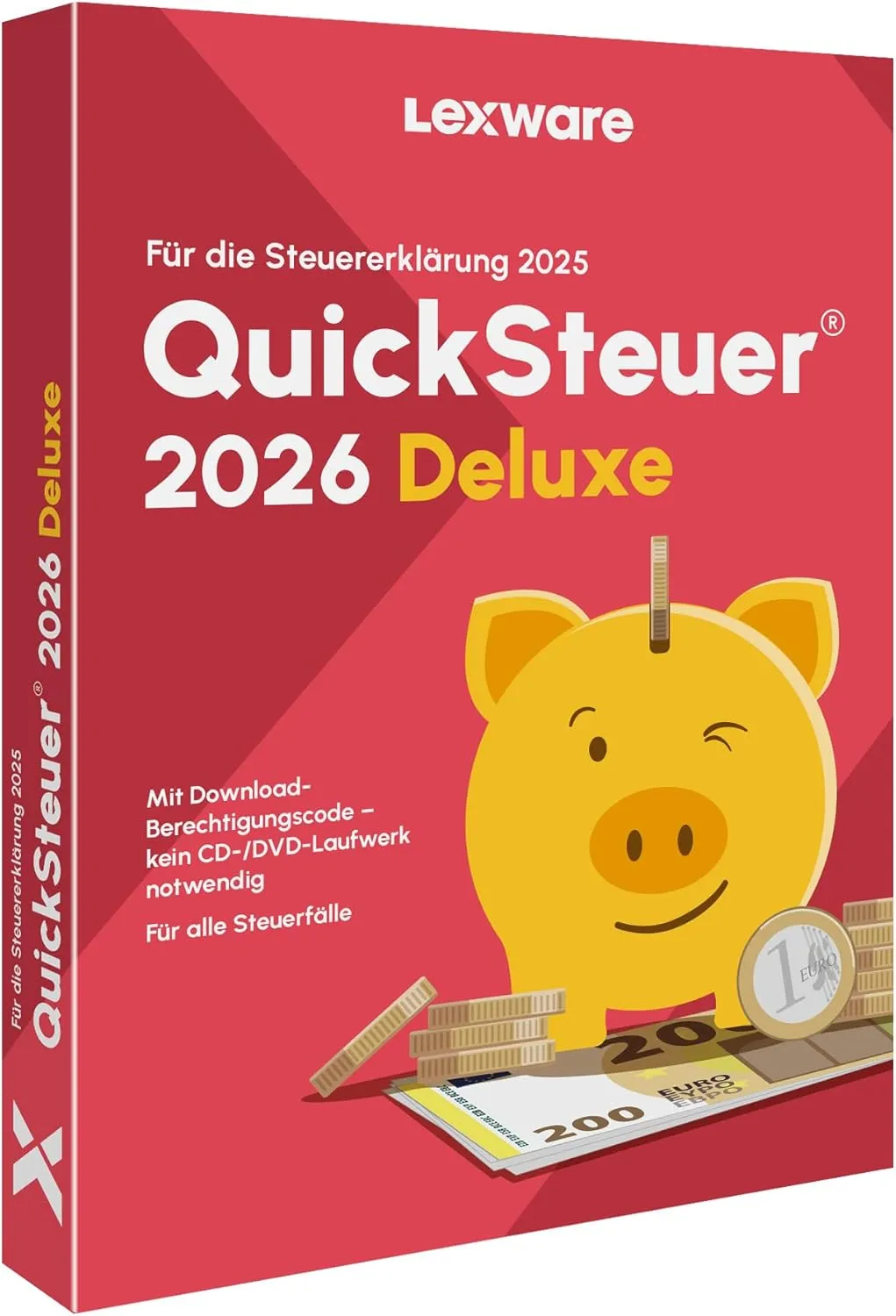 QuickSteuer Deluxe 2026 (für Steuerjahr 2025) | Minibox | Private und gewerbliche Steuererklärung