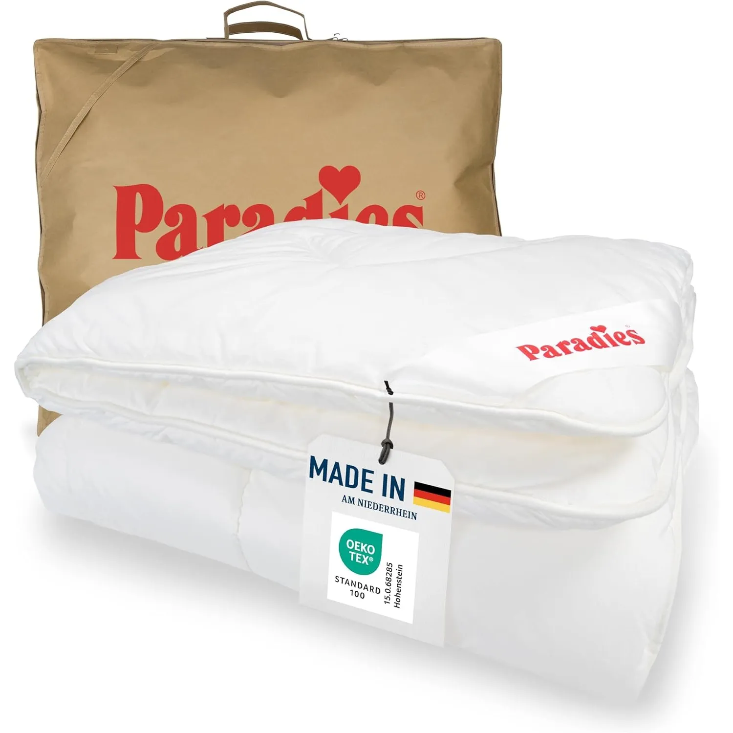 PARADIES Winterdecke 135x200 cm - Prima Duett Bettdecke 135x200 Winter | Winterbettdecke 135x200, Dicke Füllung, Warm, …