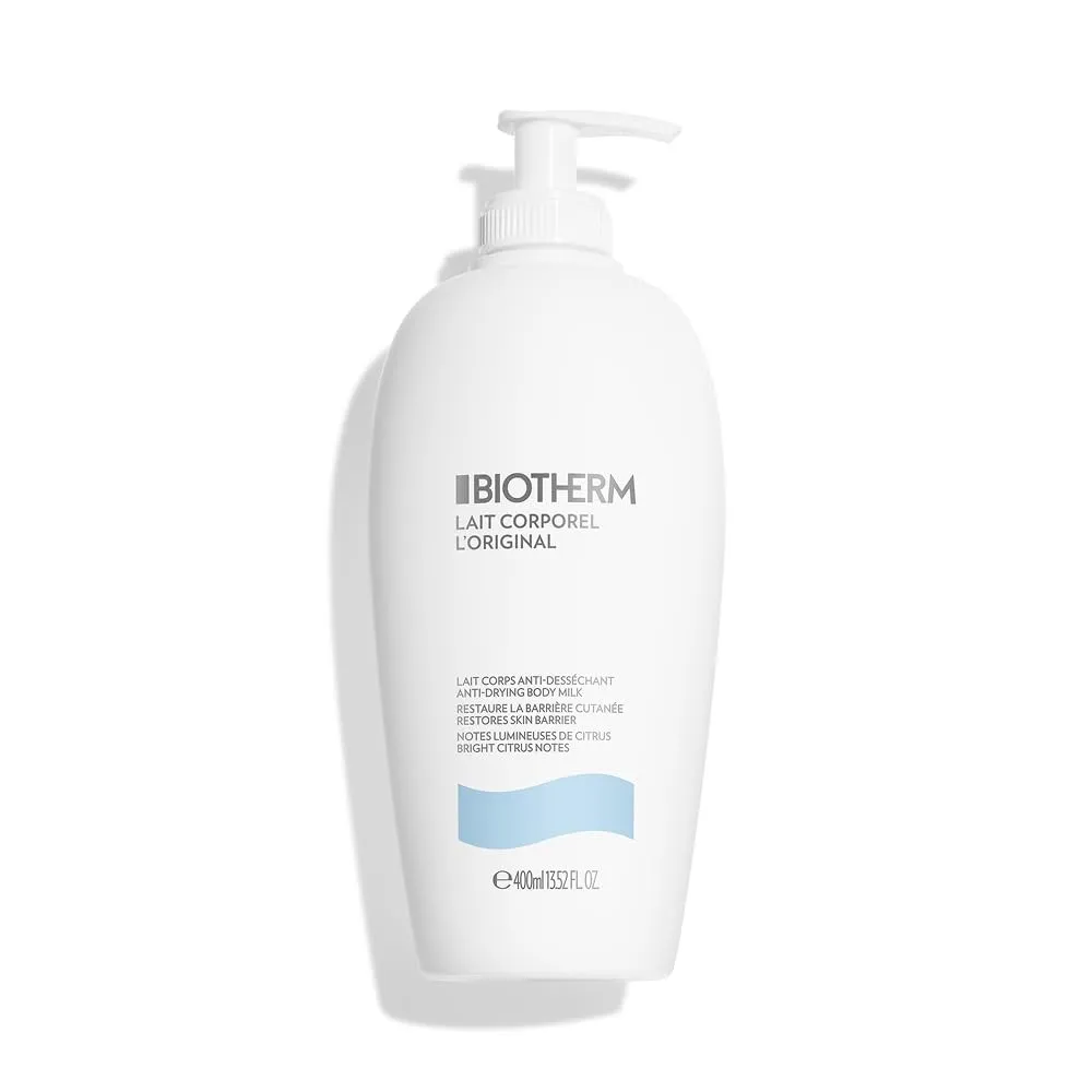 Biotherm Lait Corporel L'Original, feuchtigkeitsspendende Körperlotion mit Life Plankton für geschmeidige Haut, sanfte …