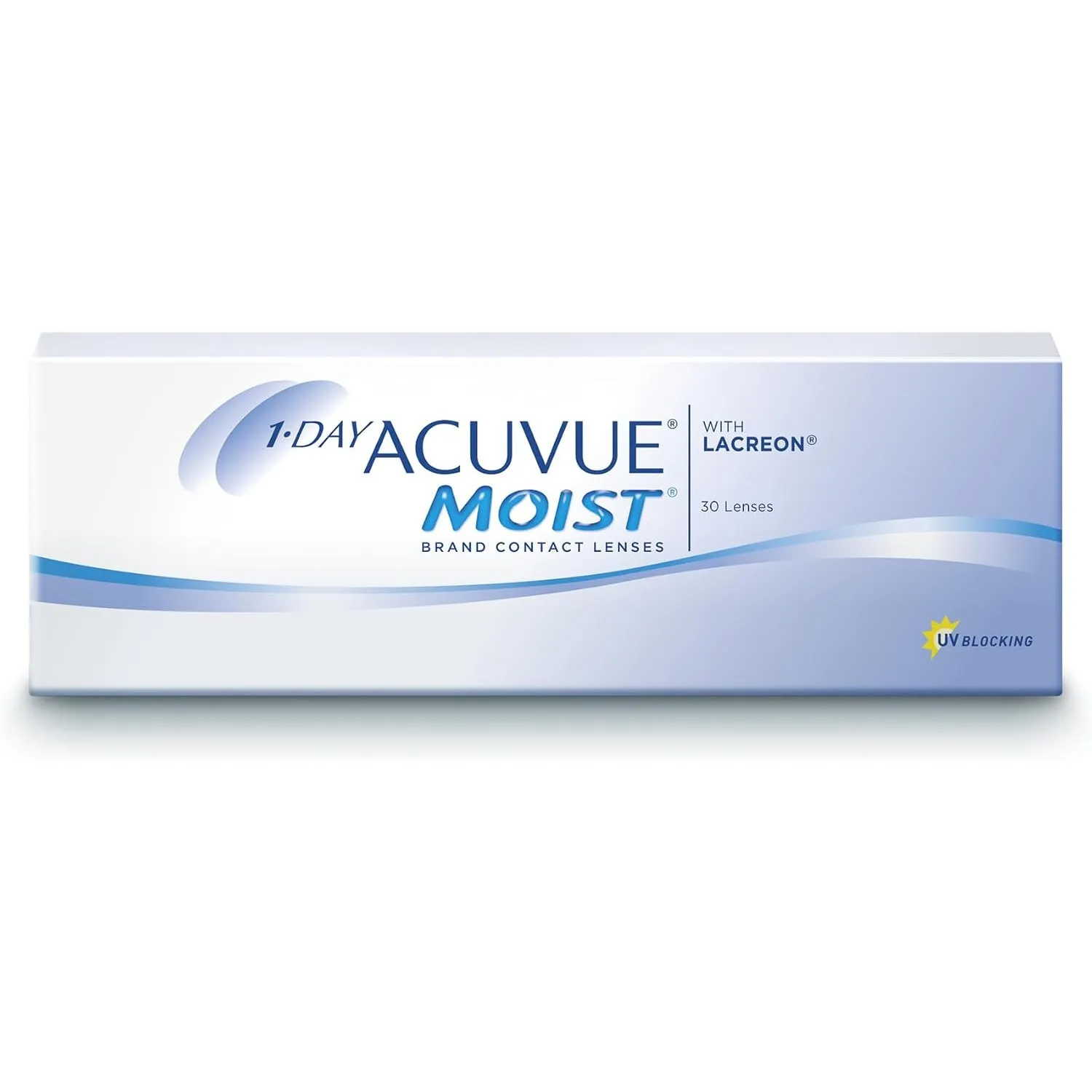 ACUVUE MOIST 1-Day Tageskontaktlinsen für empfindliche Augen & Allergiker – Tageskontaktlinsen mit -4.5 dpt und BC 8.5 …