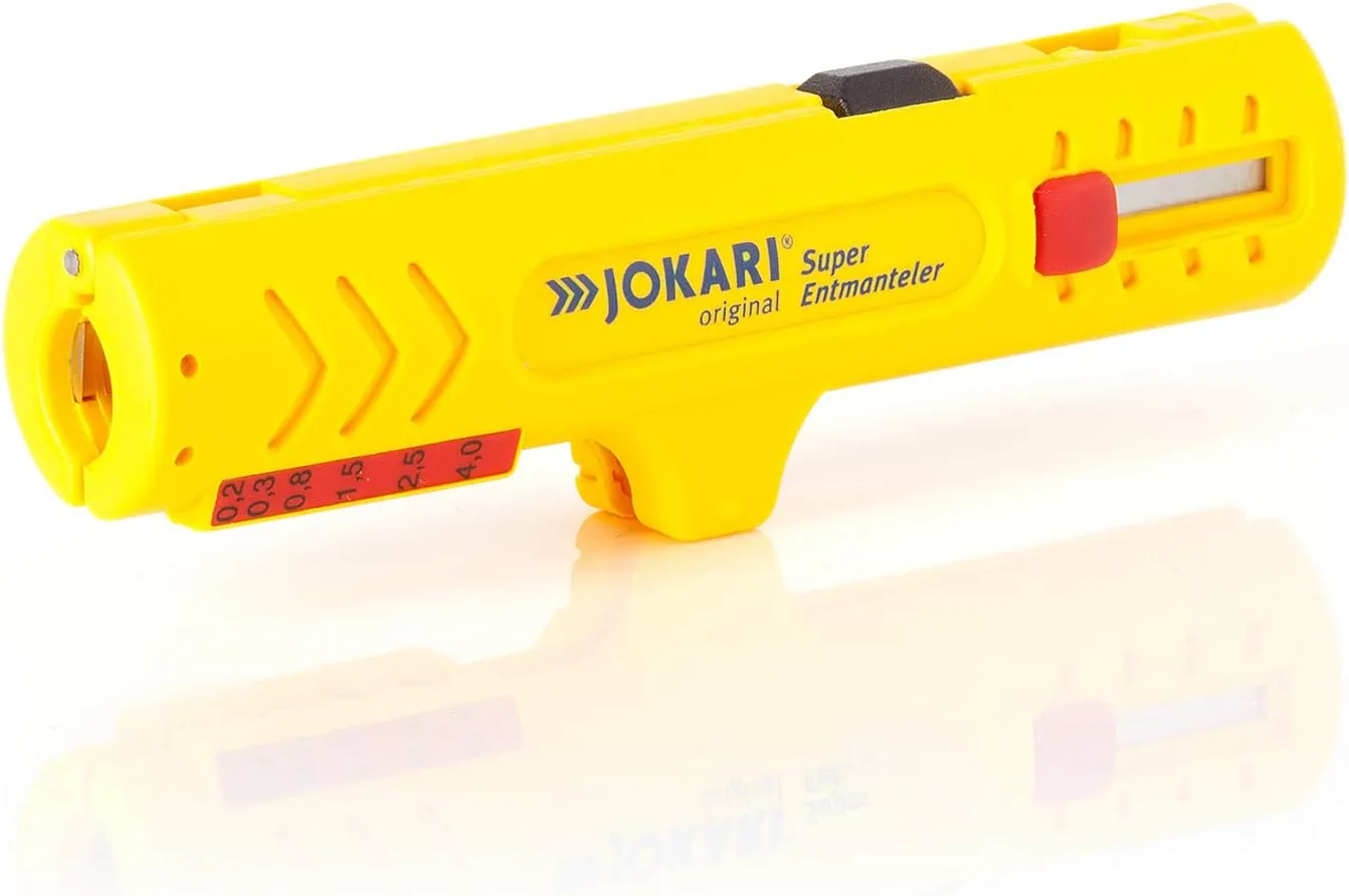 JOKARI T30150 Vielzweckabisoliermesser Nr.15 Kabel-D.8-13mm Litzen-D.0,2-4, 30150
