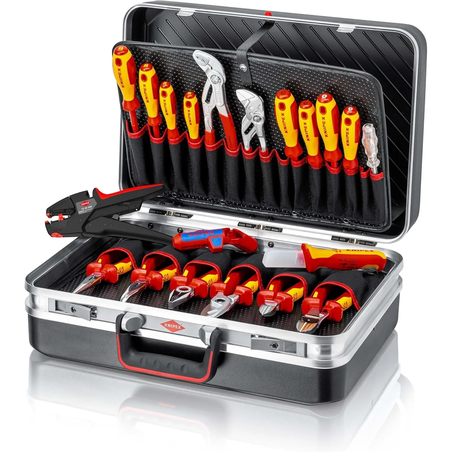 KNIPEX Werkzeugkoffer Vision24 Elektro, 20-teilig, 24 l Volumen, 00 21 20