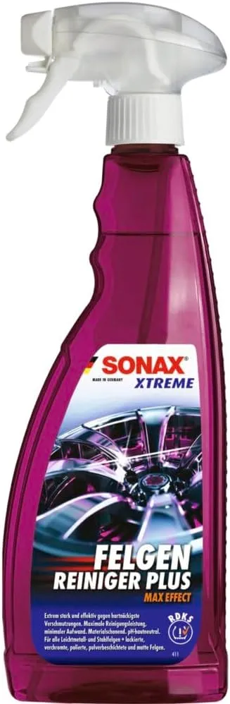 SONAX XTREME FelgenReiniger PLUS (750 ml) hochwirksamer Spezialreiniger für alle Stahl- & Leichtmetallfelgen - auch lac…
