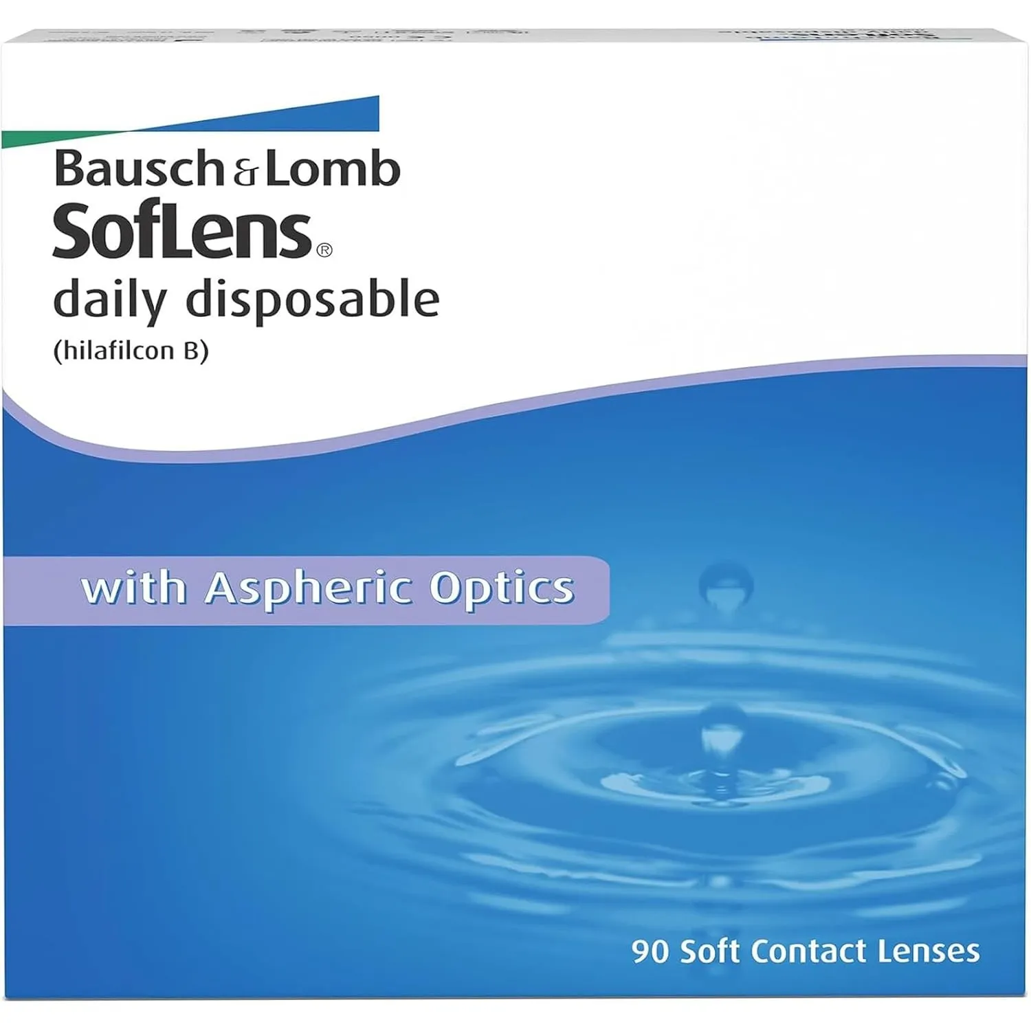 SofLens Daily Disposable, Tageslinsen, 90 Stück, -3,50 Dpt