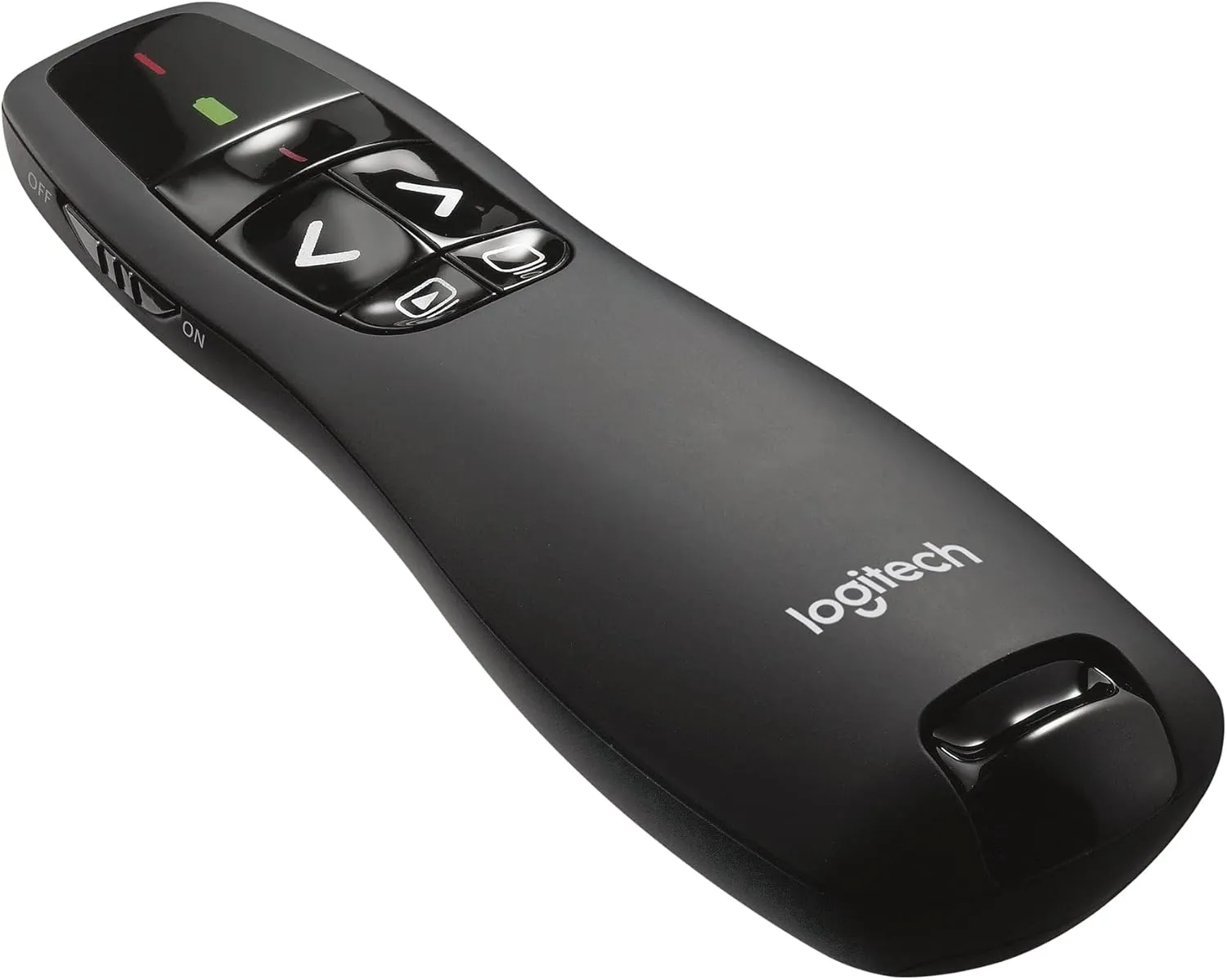 Logitech R400 Presenter, Kabellose 2.4 GHz Verbindung via USB-Empfänger, 15m Reichweite, Roter Laserpointer, Intuitive …