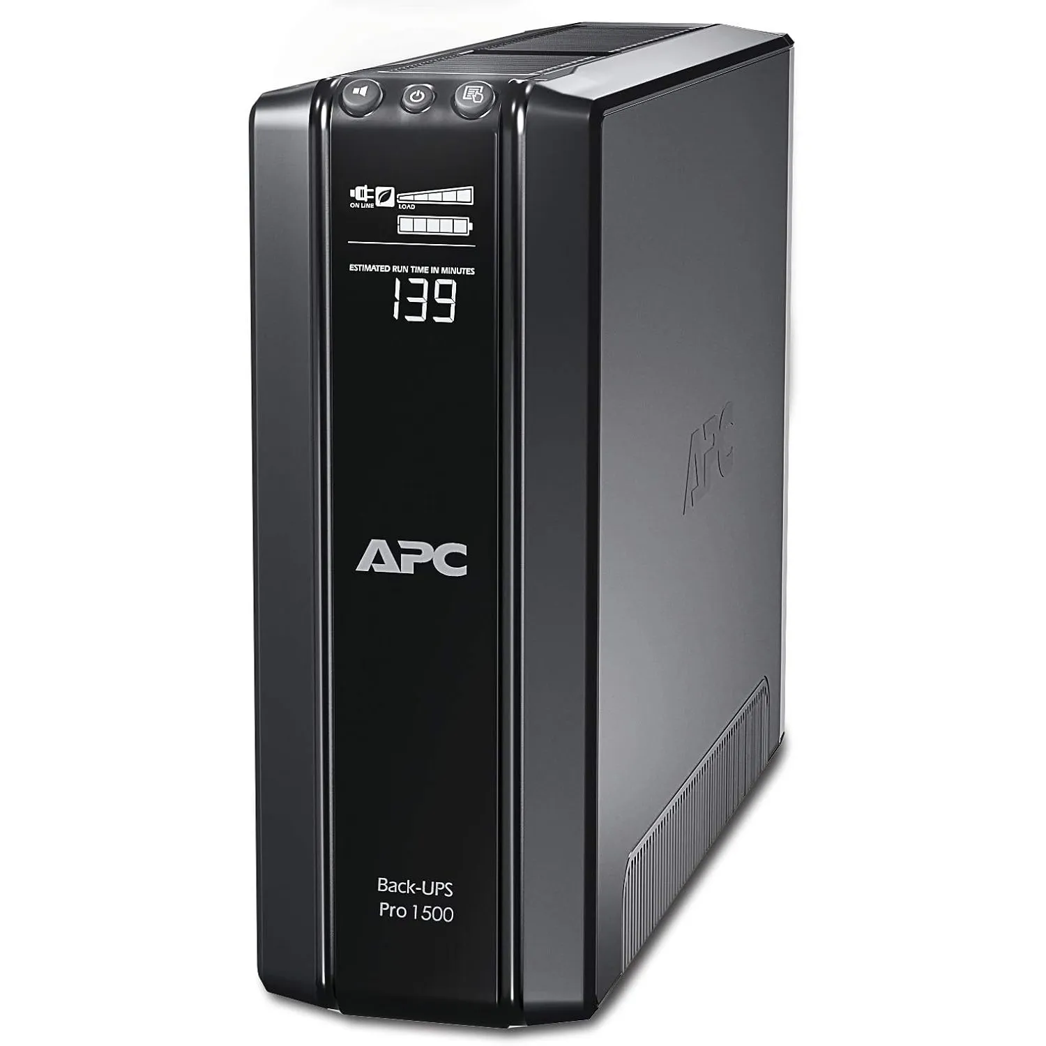 APC Back UPS PRO - BR1500GI - USV 1500VA Leistung (Stromparfunktion, IEC - Kaltgeräte Ausgänge, Multifunktionsdisplay, …