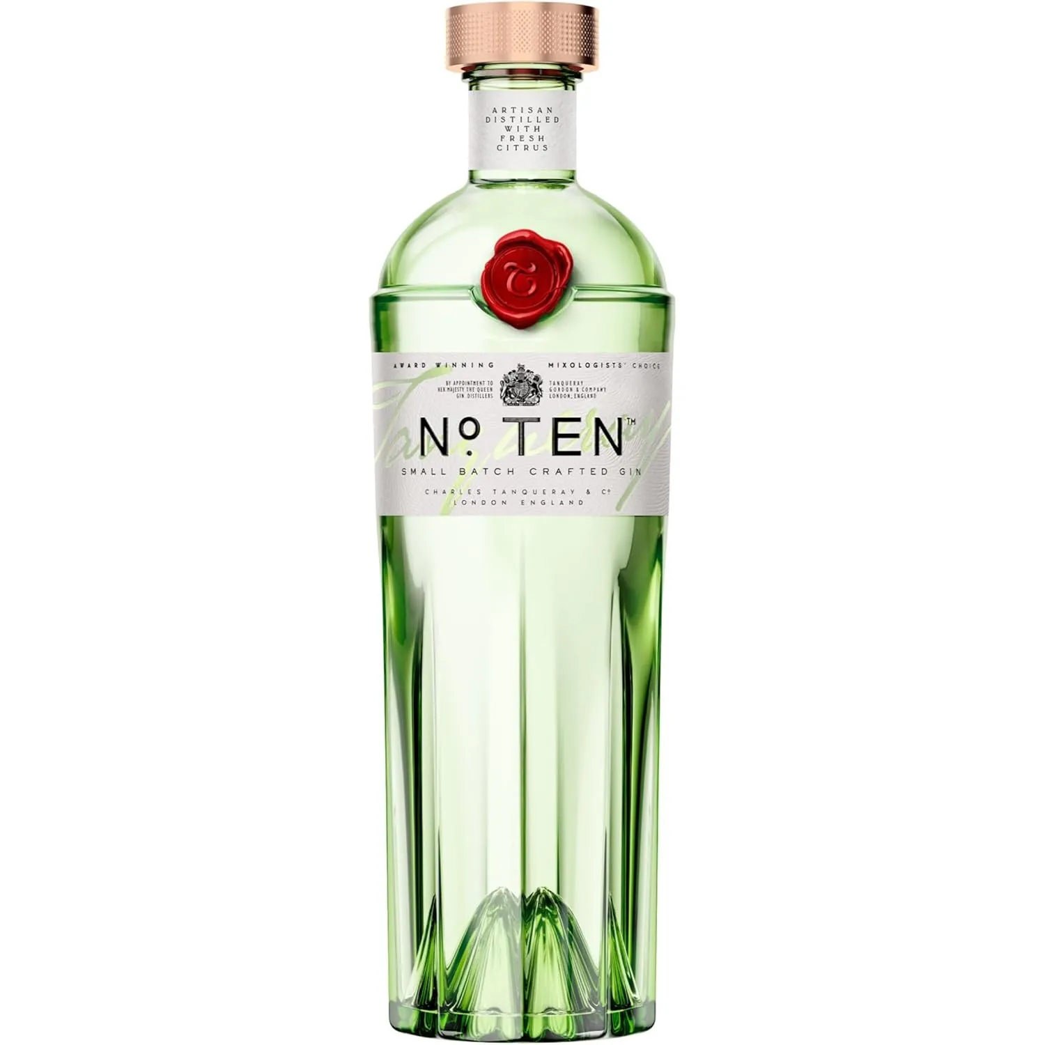 Tanqueray No. 10, Premium, Geschenk für besondere Momente, Spirituose für Gin & Tonic, Ten, 47% Vol, 700ml Einzelflasche