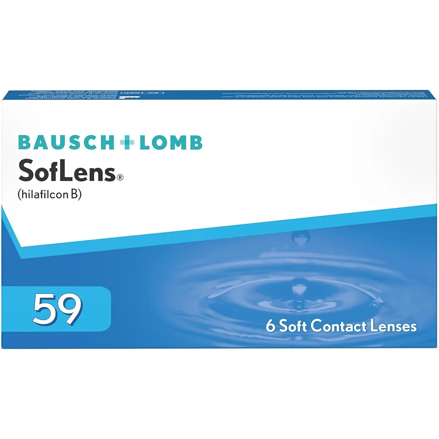 SofLens 59, Monatslinsen, 6 Stück, -4,50 Dpt