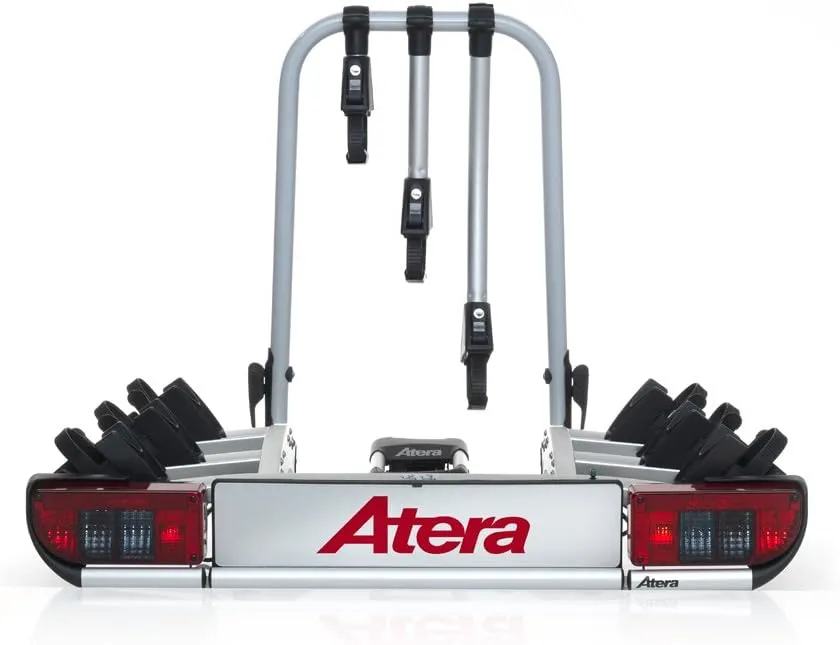 Atera 022601 PKW Fahrradträger Strada DL 3 Auto-Kupplungsträger mit Rückleuchten - für 3 Fahrräder