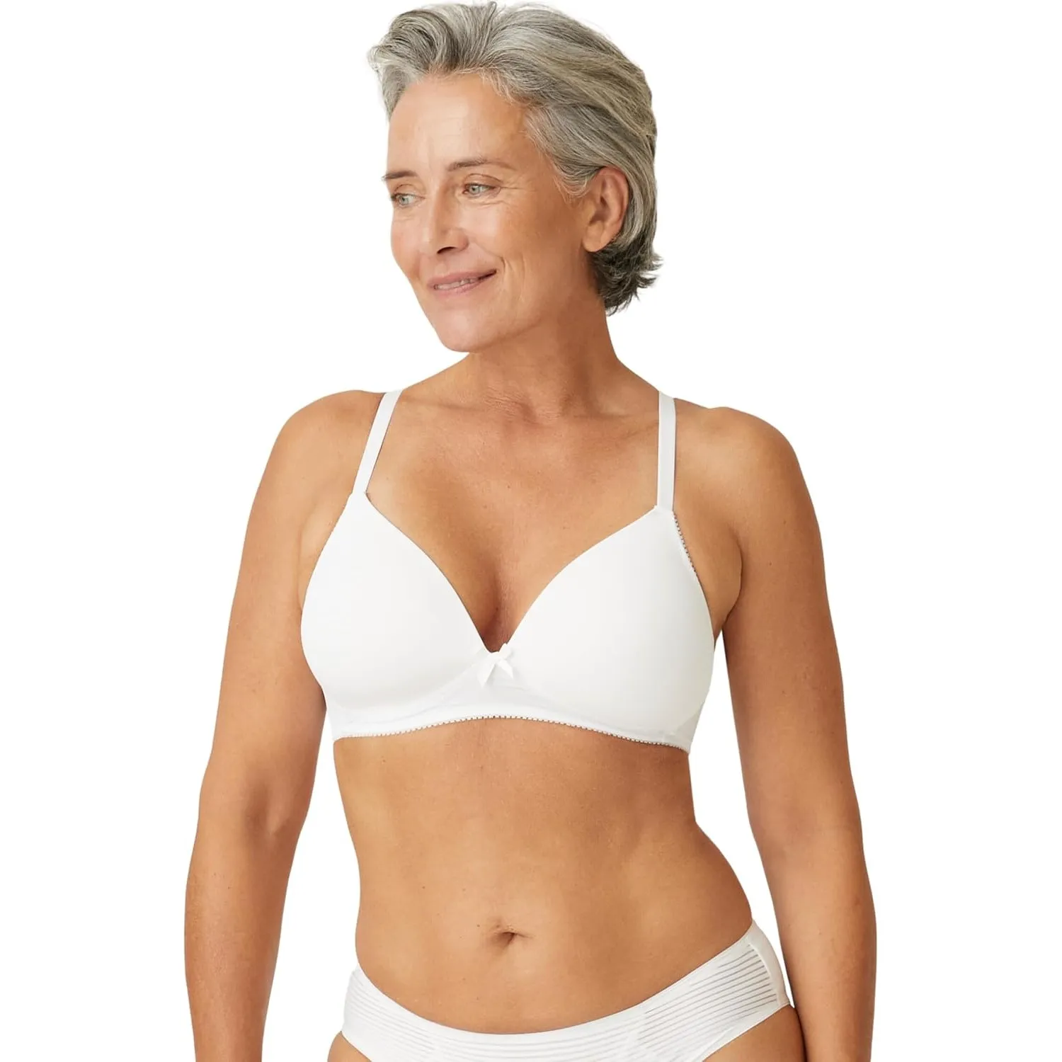 Naturana® Soft-BH ohne Bügel mit Schale [Cup A-D] Optimaler Sitz & maximaler Halt Dank Schnittführung & Breiten Trägern…