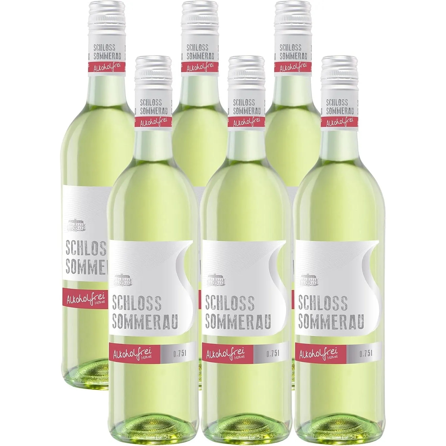 Schloss Sommerau Alkoholfreier Weißwein lieblich (6 x 0.75 l)