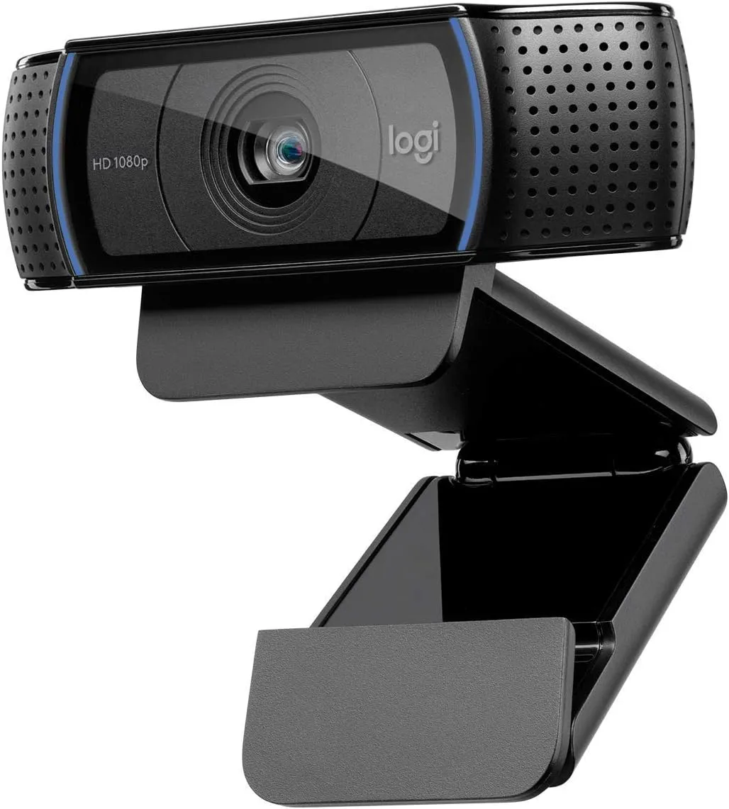 Logitech C920 HD PRO Webcam, Full-HD 1080p, 78° Sichtfeld, Autofokus, Klarer Stereo-Sound, Belichtungskorrektur, USB-An…