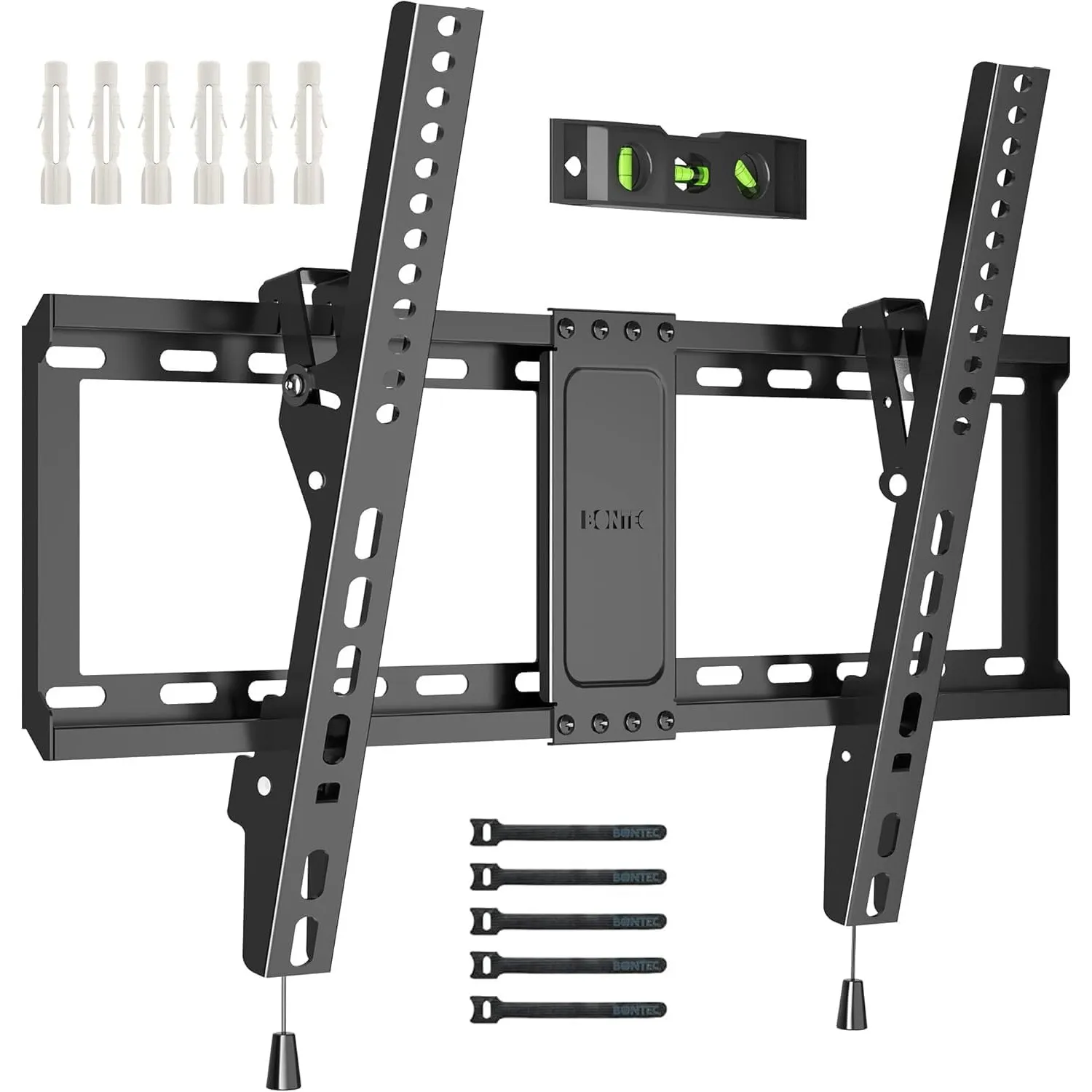 BONTEC TV Wandhalterung für 37-82 Zoll Flach/Curved TVs, bis zu 60 kg