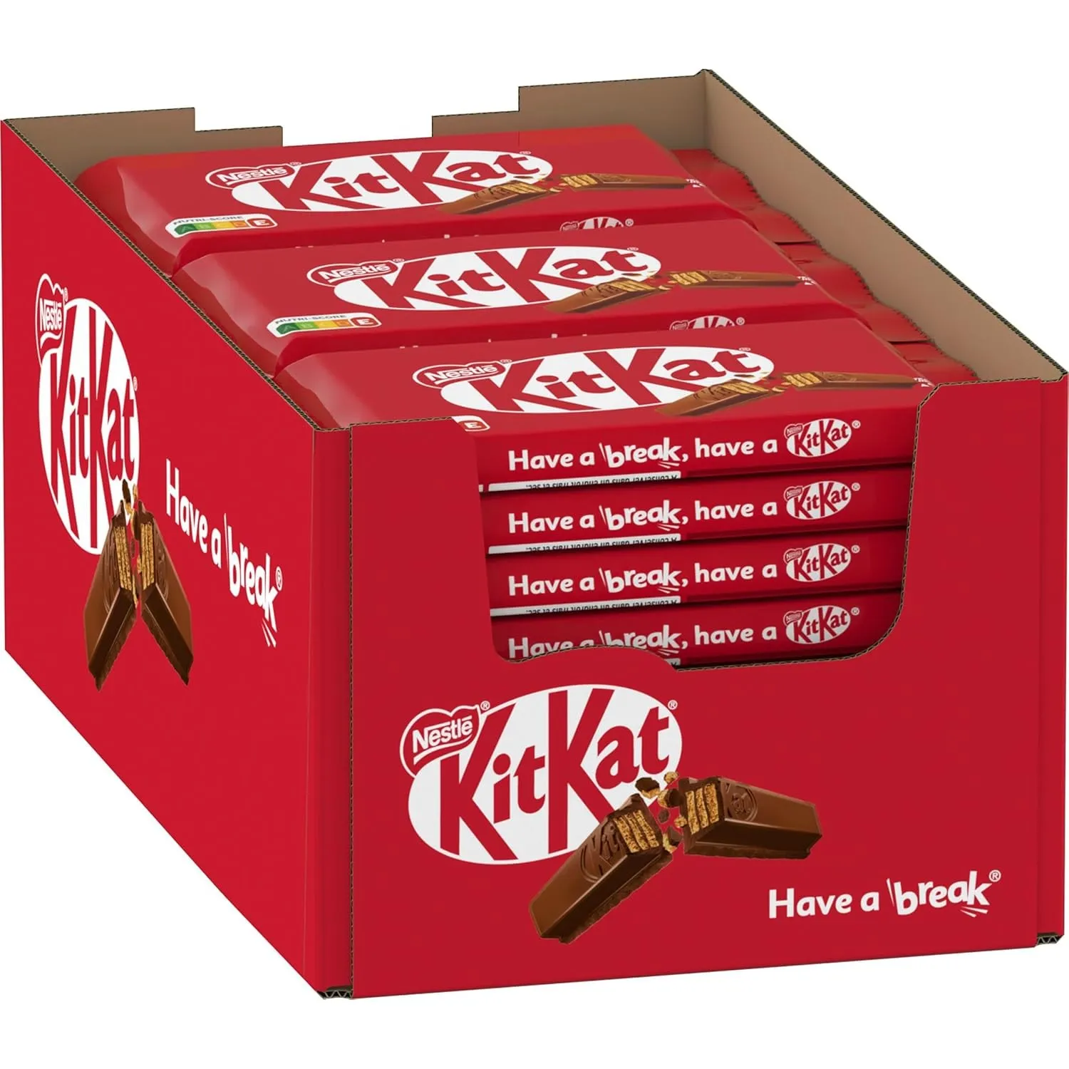 Nestlé KITKAT Classic Schokoriegel, 24er Pack (24 x 41,5g)
