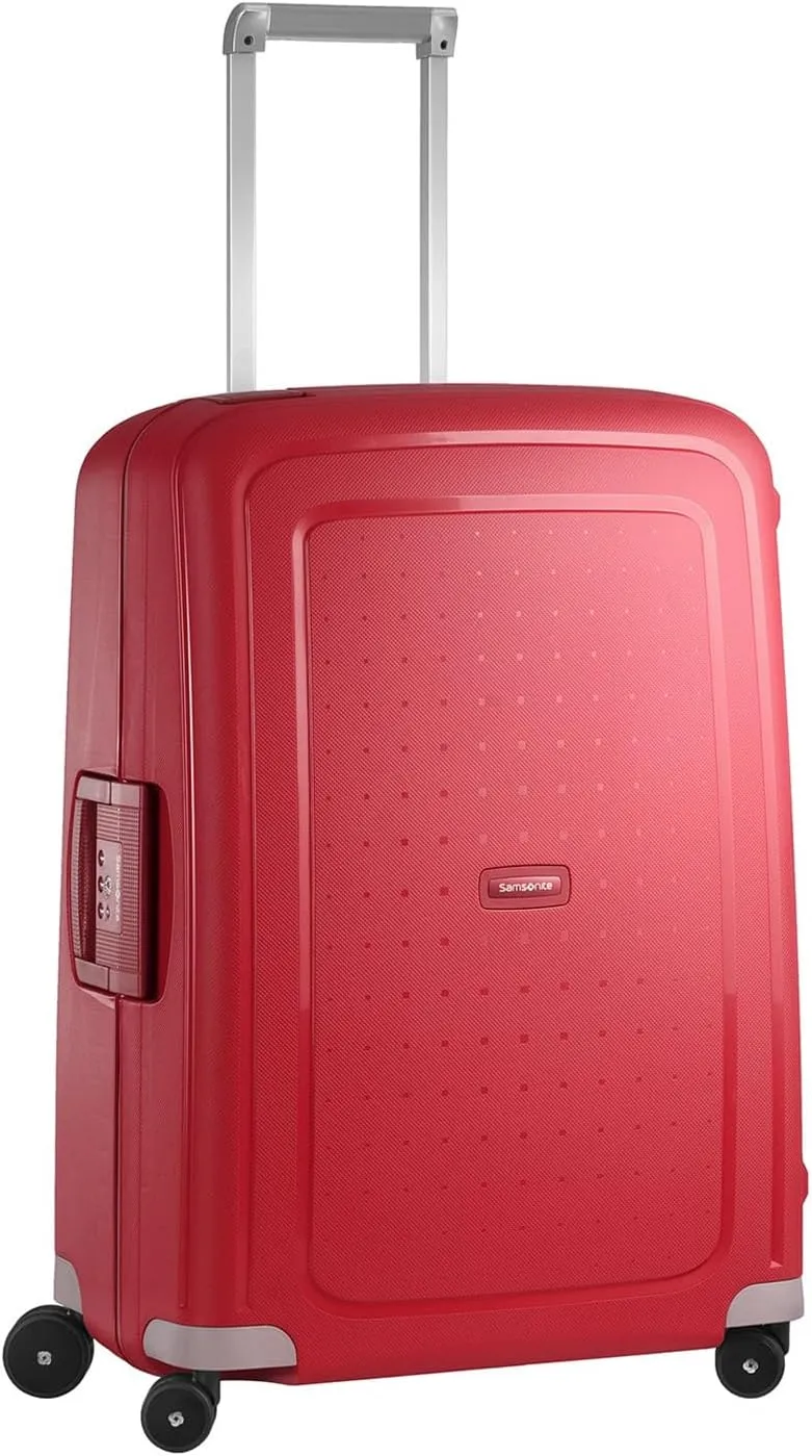 Samsonite S'Cure - Spinner M Koffer, M (69 cm), 79 L, Rot (Crimson Red)