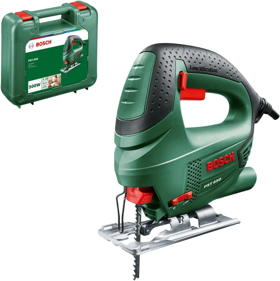 Bosch Stichsäge PST 650 (500 Watt, im Koffer)