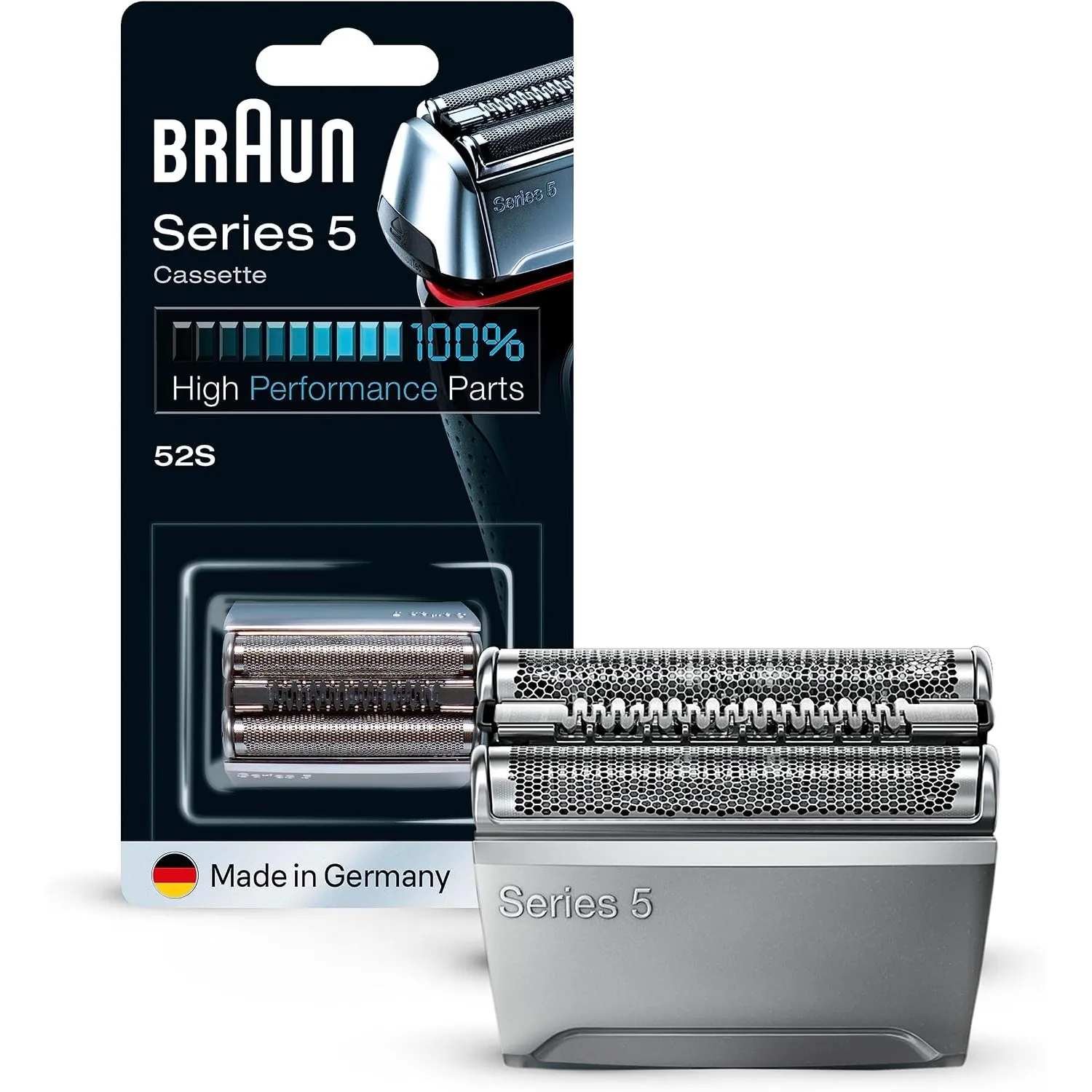 Braun Elektrorasierer Scherkopf Series 5, 52S, Silber