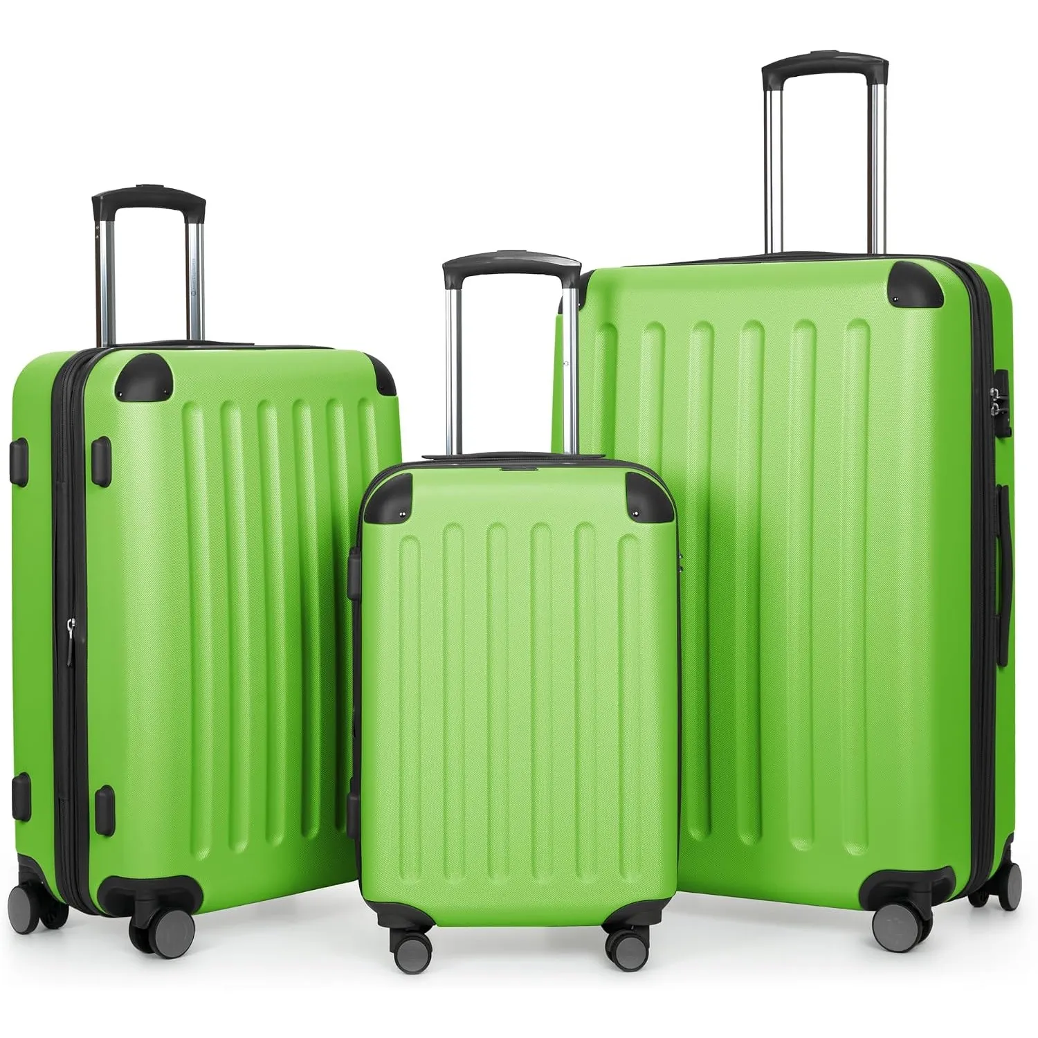 Hauptstadtkoffer Spree Kofferset (55/65/75 cm) 235 L, Apfelgrün