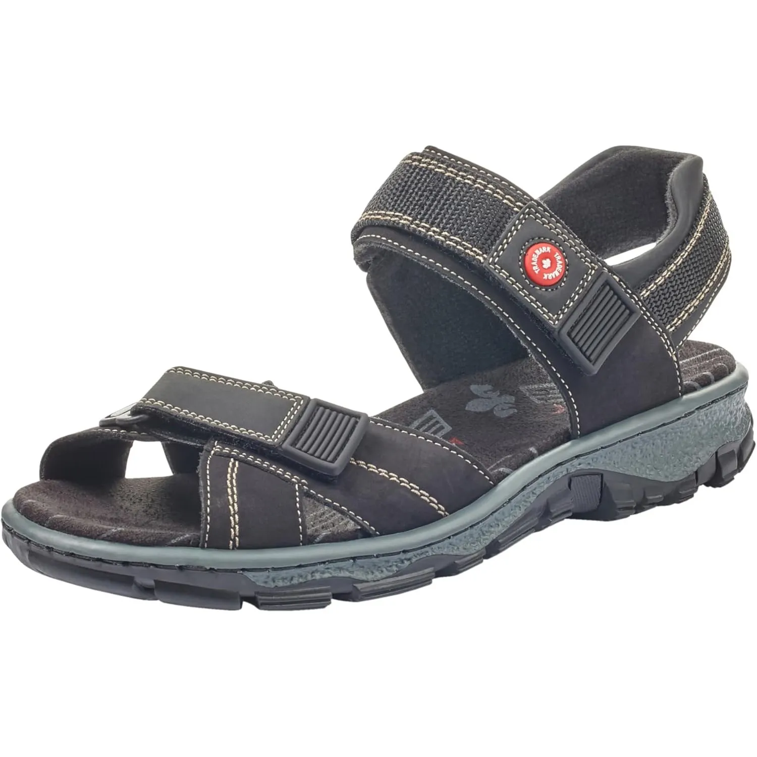 Rieker Damen Klassische Sandalen 68851, Frauen Sandalen