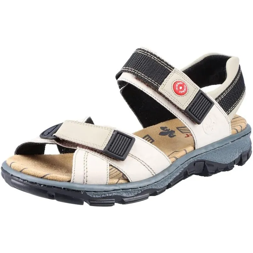 Rieker Damen Klassische Sandalen 68851, Frauen Sandalen