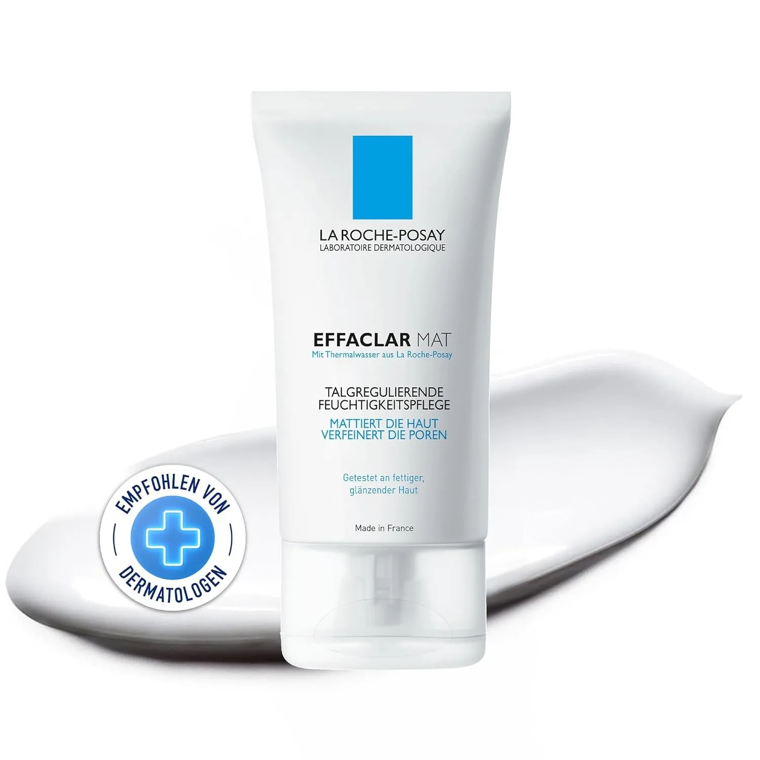 La Roche Posay Mattierende Feuchtigkeitspflege für fettige, unreine und zu Akne neigende Haut, Talgregulierend und pore…