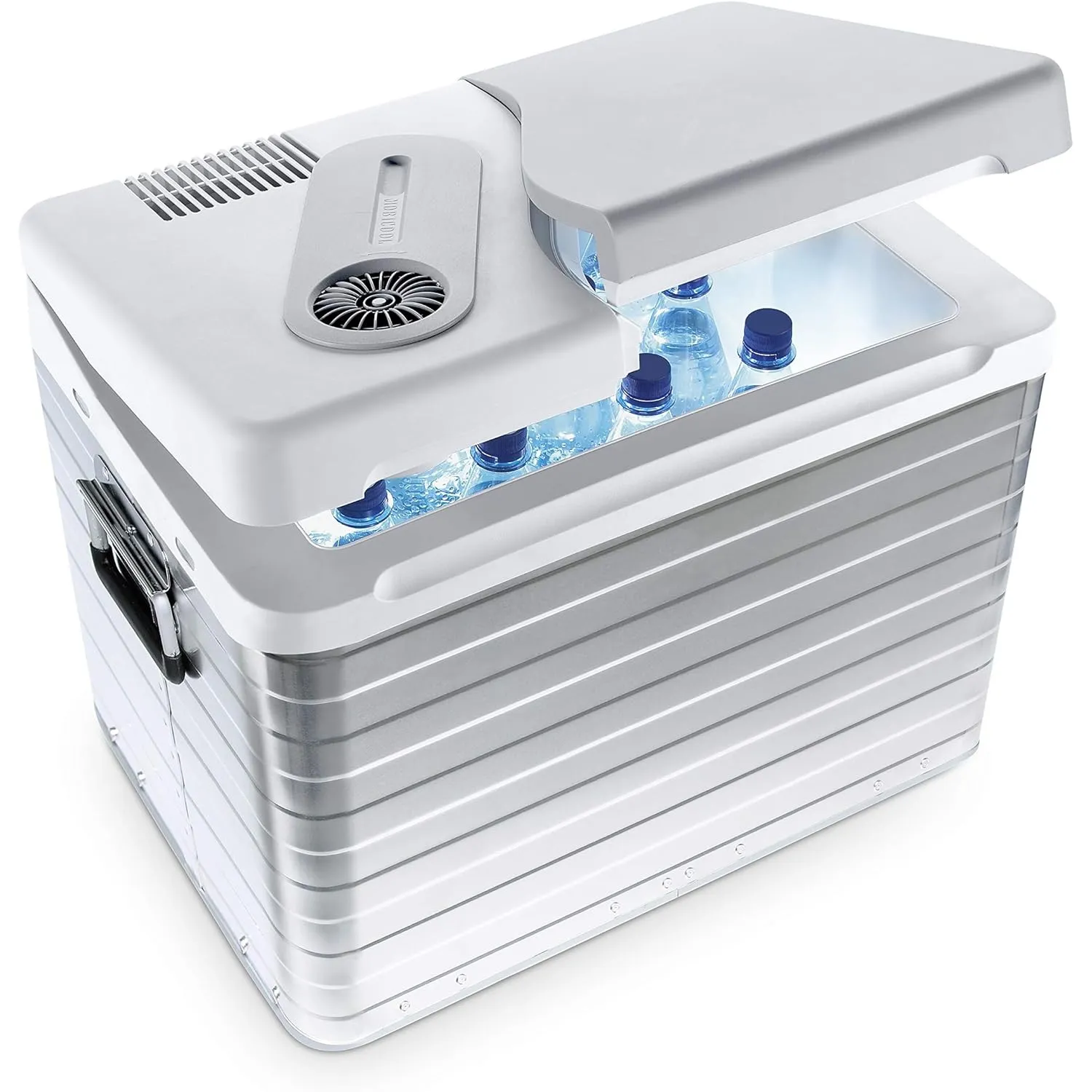 Mobicool Q40 AC/DC elektrische Kühlbox 39L – 12V und 230V – Tragbare Alu-Kühlbox für Auto, LKW, Wohnmobil, Boot und Cam…