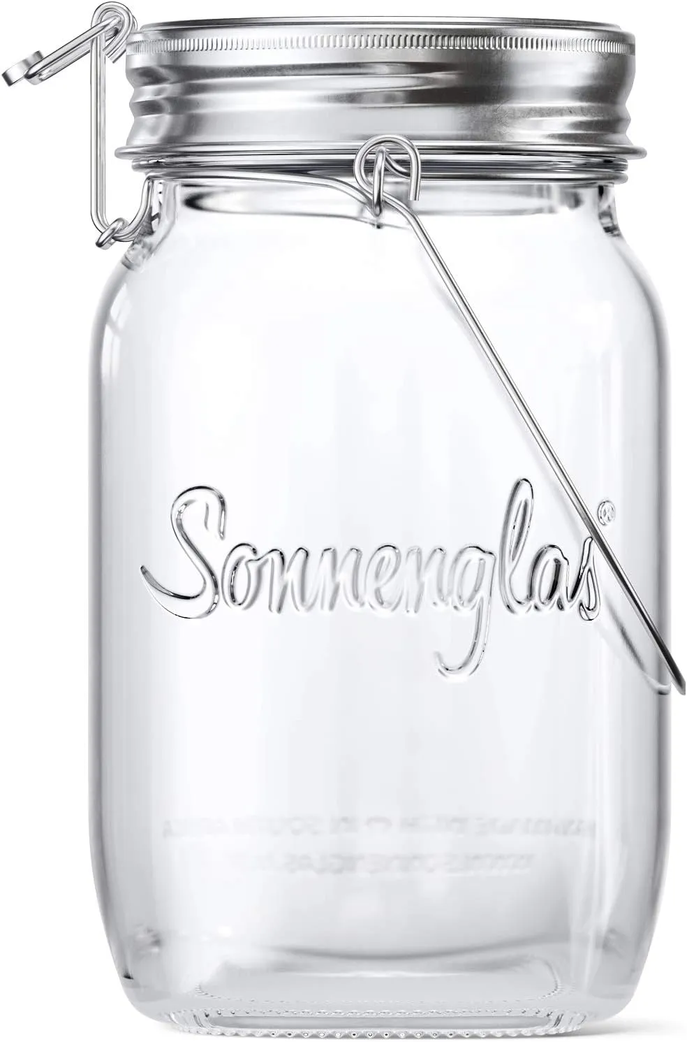 SONNENGLAS Solarlaterne Classic 1000ml – DAS ORIGINAL – Fair Trade Solarlampe aus Südafrika | Mit Solar & USB | Deko un…