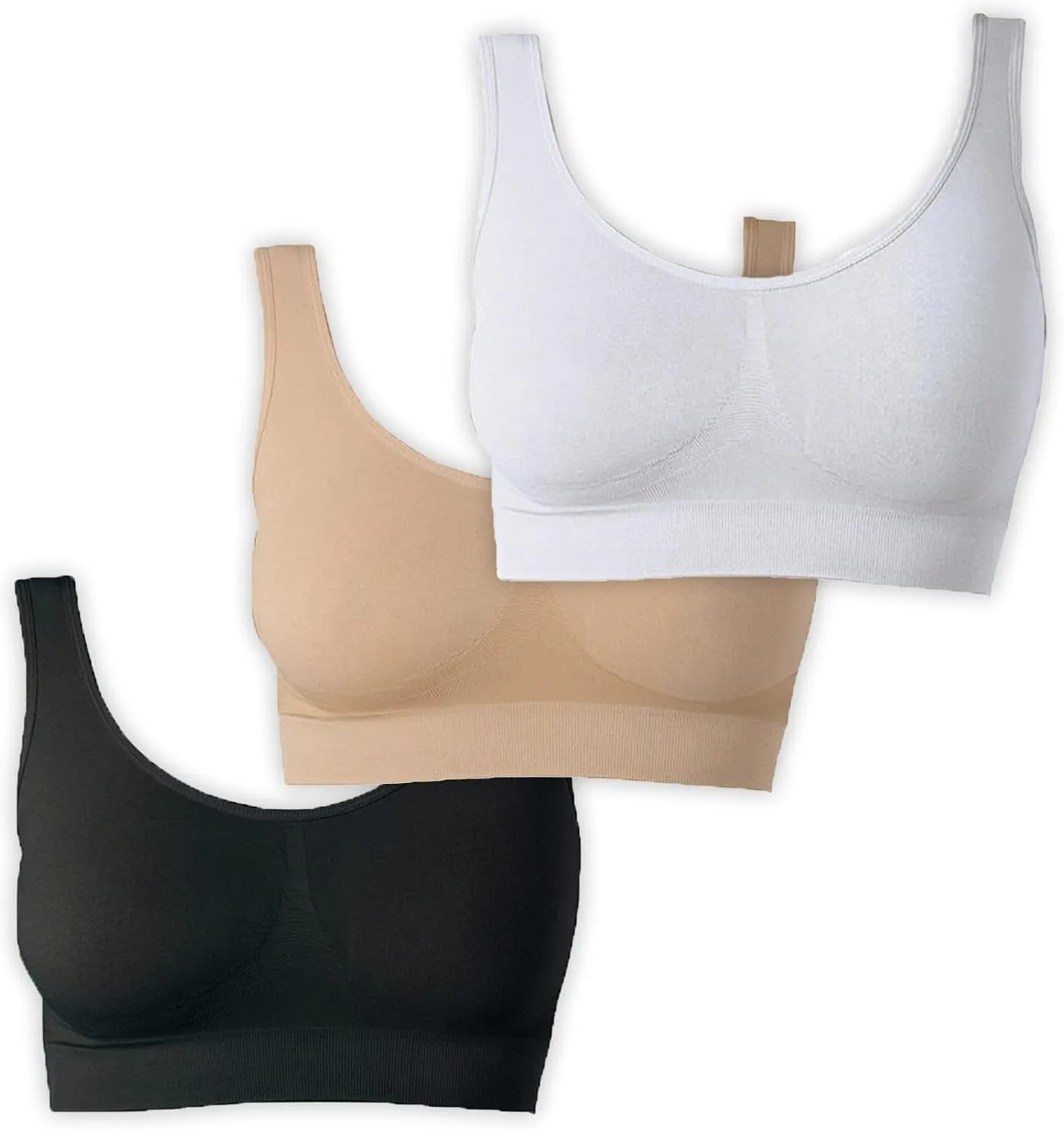 UnsichtBra Bustier, Women's Bra without Underwire, Feel-Good Bustier Top, Non-Wired Soft Bra, Sleep, Nursing, Sports Br…