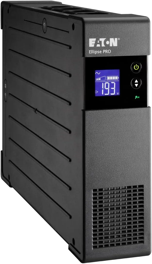 Eaton USV Ellipse PRO 850 DIN - Line Interactive USV - 850VA - (4 IEC Ausgänge) - Spannungsregelung (AVR) - USV mit Dis…