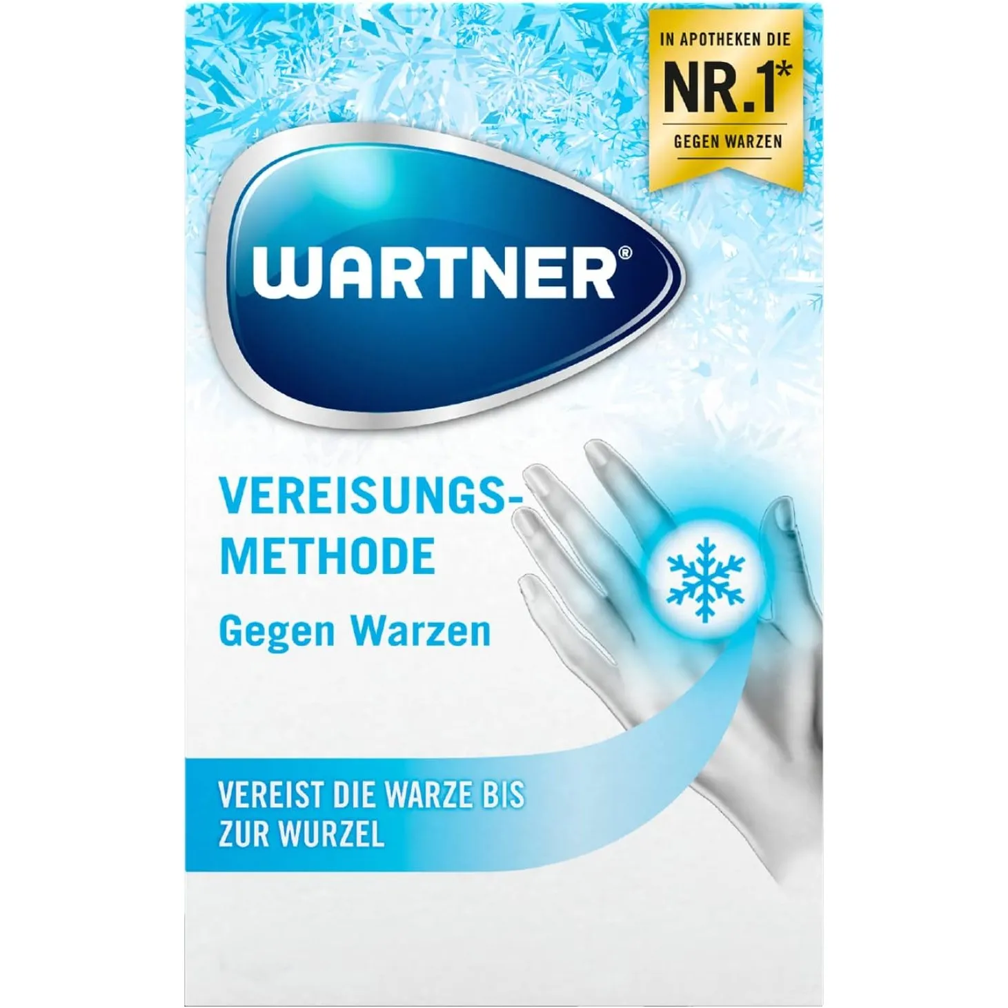 WARTNER Vereisung gegen Warzen - Spray zur Behandlung Kryotherapie zur Selbstbehandlung für Kinder und Erwachsene - 1er…