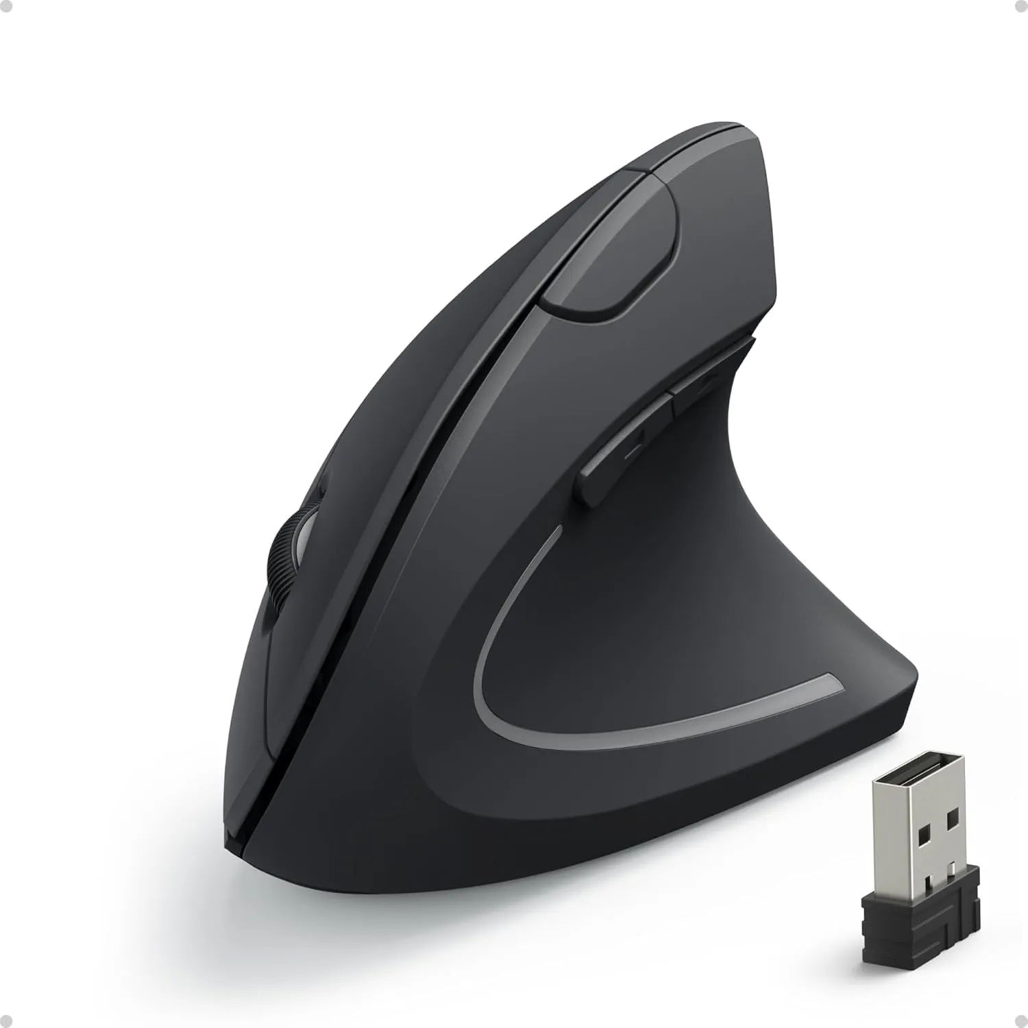 Anker 2.4G Wireless Vertikale Ergonomische Optische Maus Vertical Ergonomic Optical Maus Kabellos für Windows und Mac O…