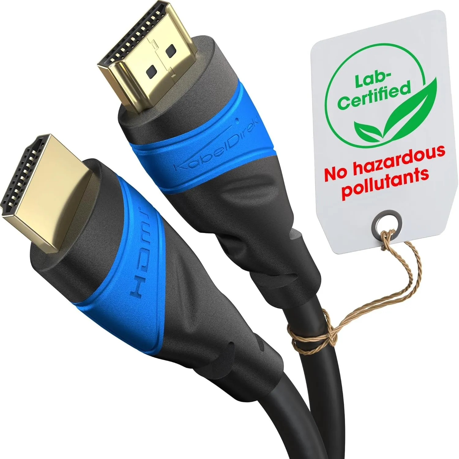 KabelDirekt – 4K HDMI-Kabel – 12,5m – Deutsche Flexcore-Technik
