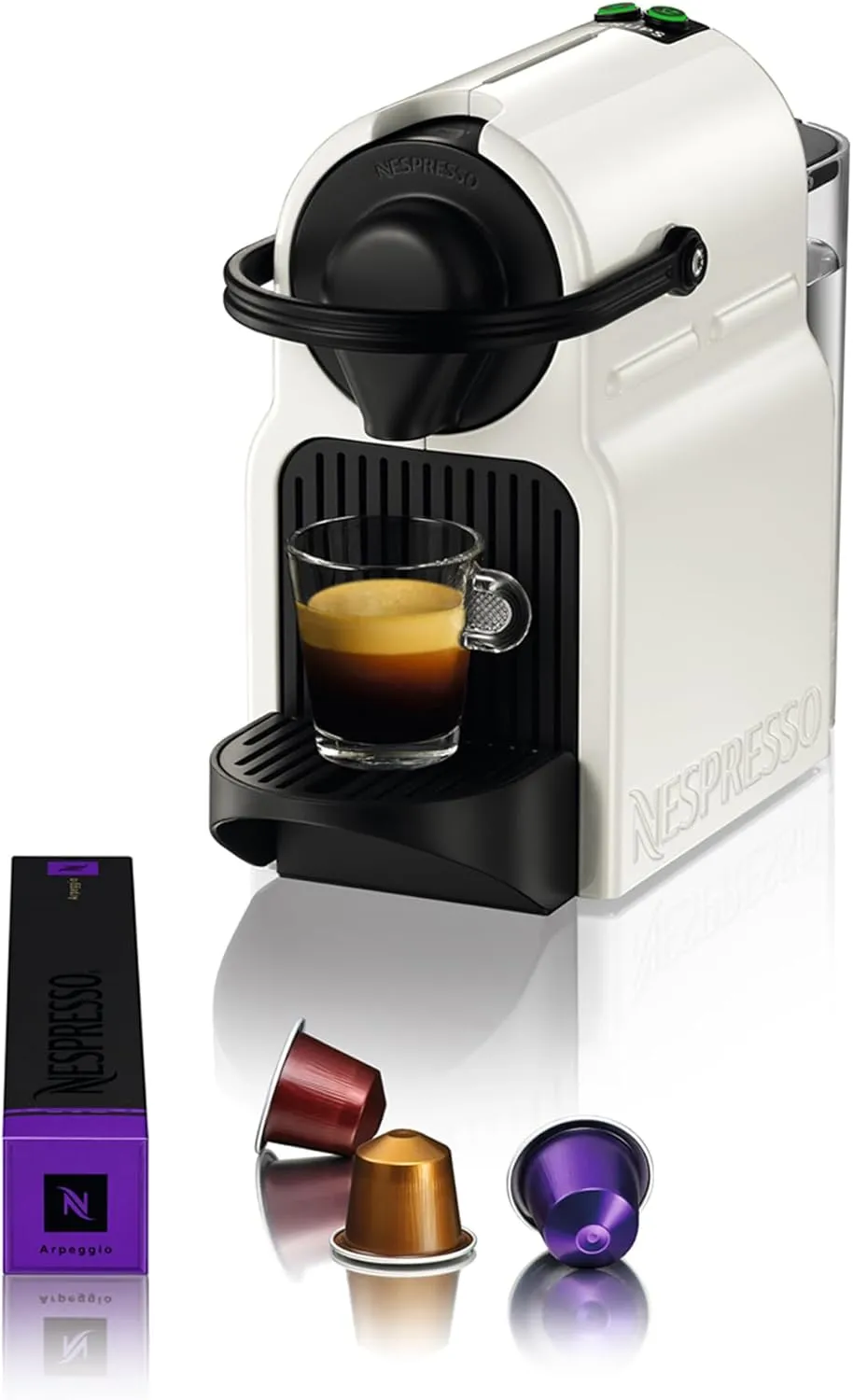 Nespresso Krups Inissia XN1001 Kapselmaschine, kurze Aufheizzeit, kompaktes Format, Kaffeemenge einstellbar, Direktwahl…