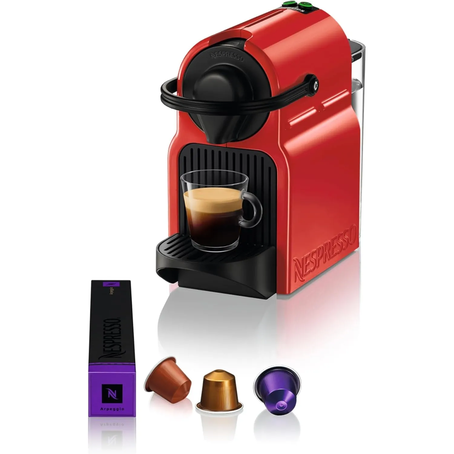 KRUPS XN 1001 Inissia Nespressoautomat, Farbe:Rot