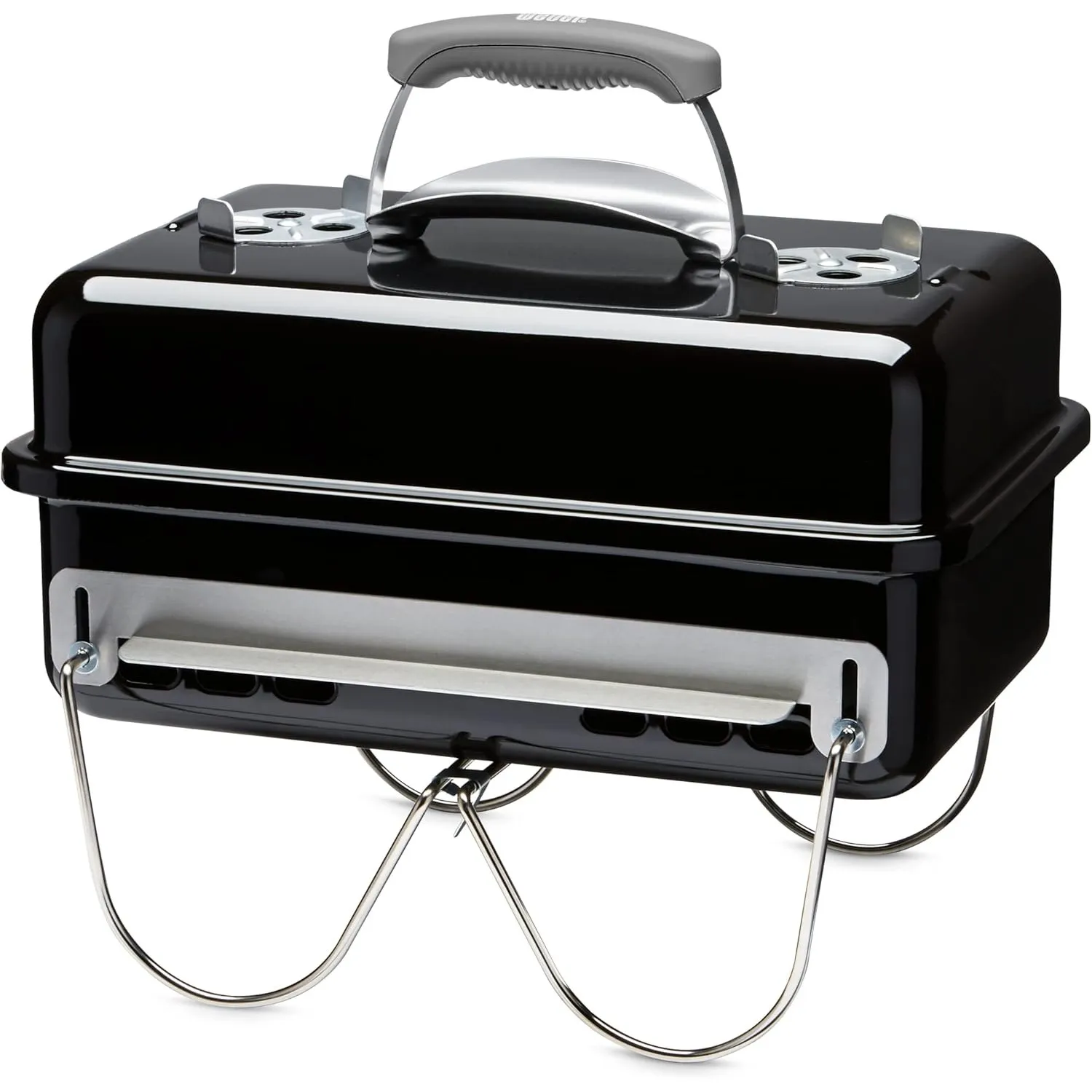 Weber Go-Anywhere Holzkohlegrill | Grill mit klappbaren Beinen, für Camping und Picknicks, Robuste Emaille, Präzise Tem…
