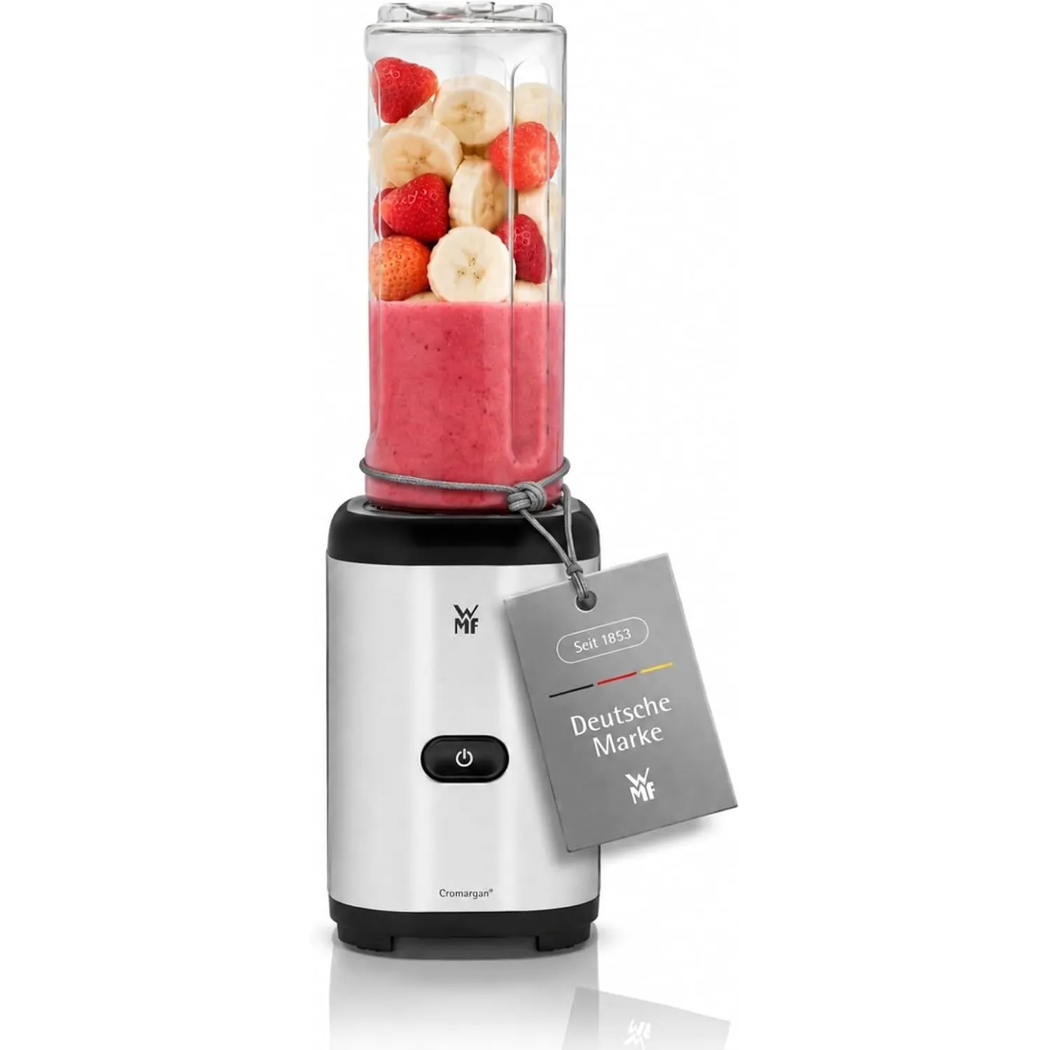 WMF Kult X Mix & Go Mini Smoothie Maker, Standmixer, Blender elektrisch, Shake Mixer 300 Watt Leistung, Tritan-Kunststo…