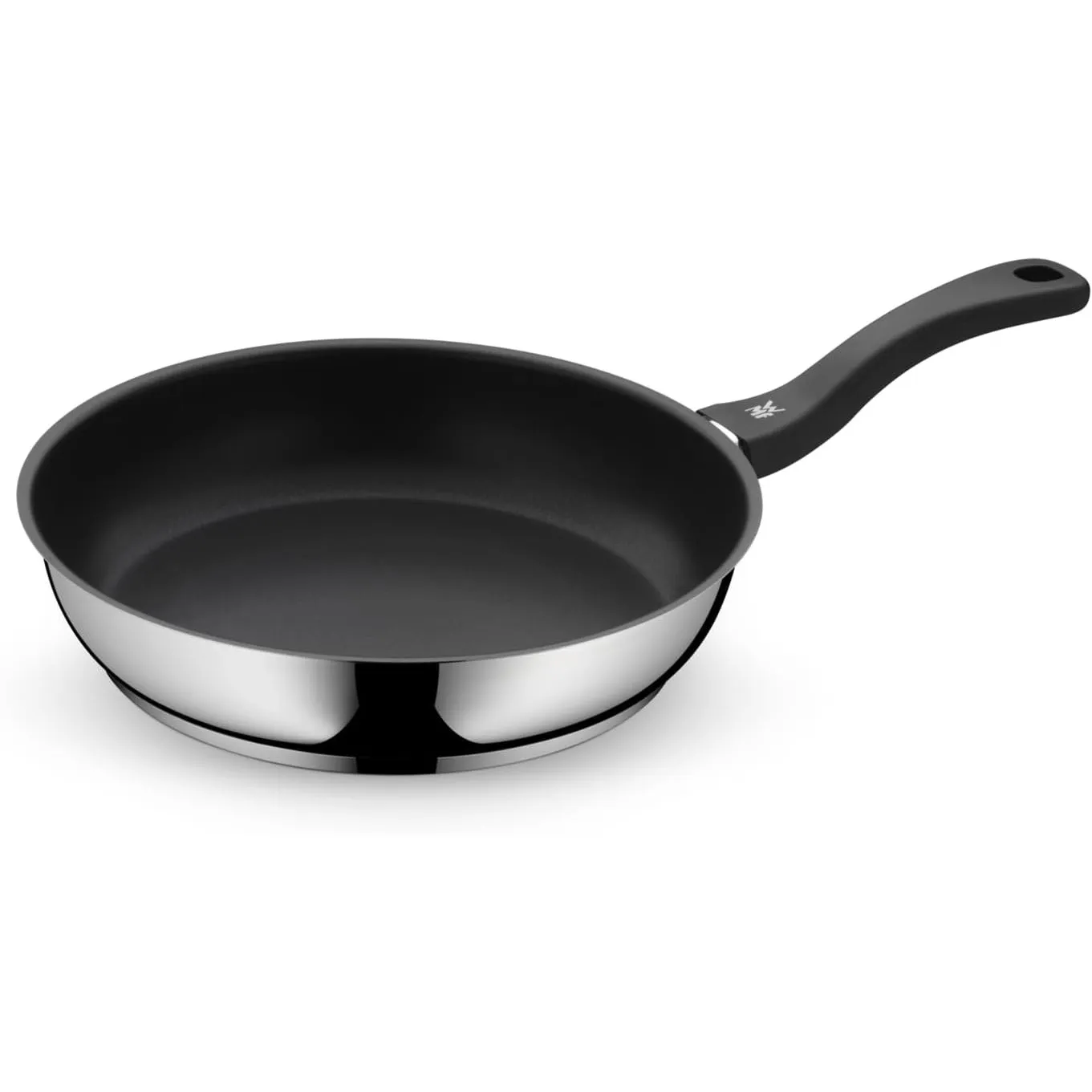 WMF Devil Bratpfanne beschichtet 28 cm, Edelstahlpfanne Induktion, Antihaftbeschichtung, fettarmes Braten, backofenfest…