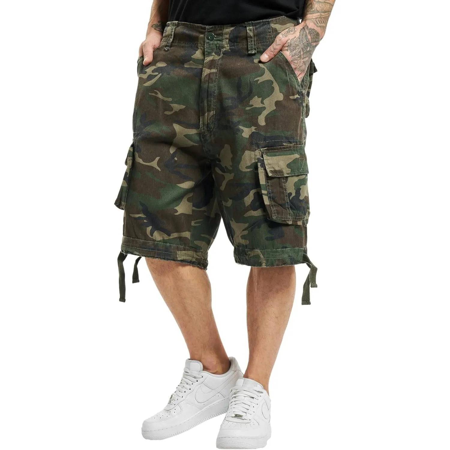 Brandit Urban Legend Vintage Cargo Short | 100% Baumwolle, Größen S bis 7XL, leichte, robuste Shorts mit vielen Taschen…