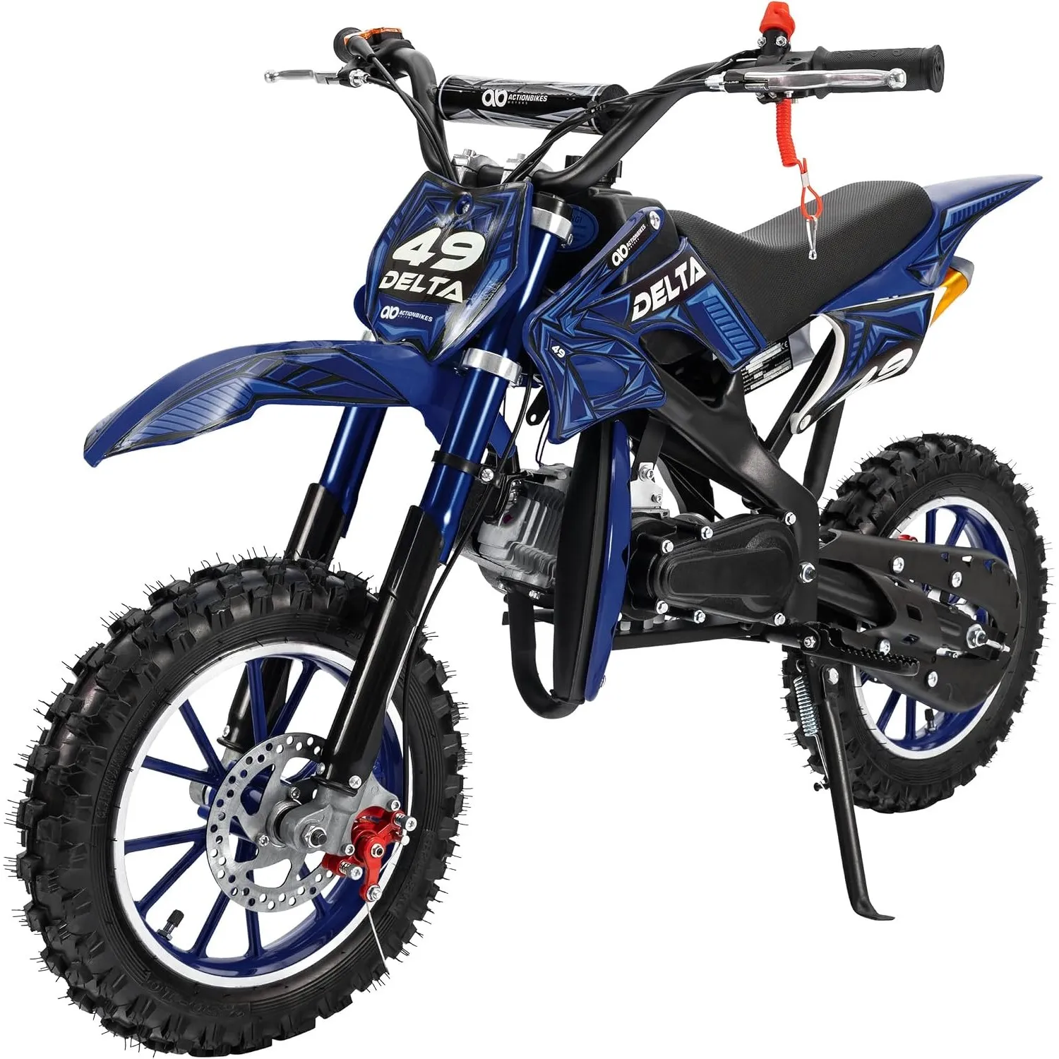 Actionbikes Motors Crossbike Delta 49 cc (Blau)