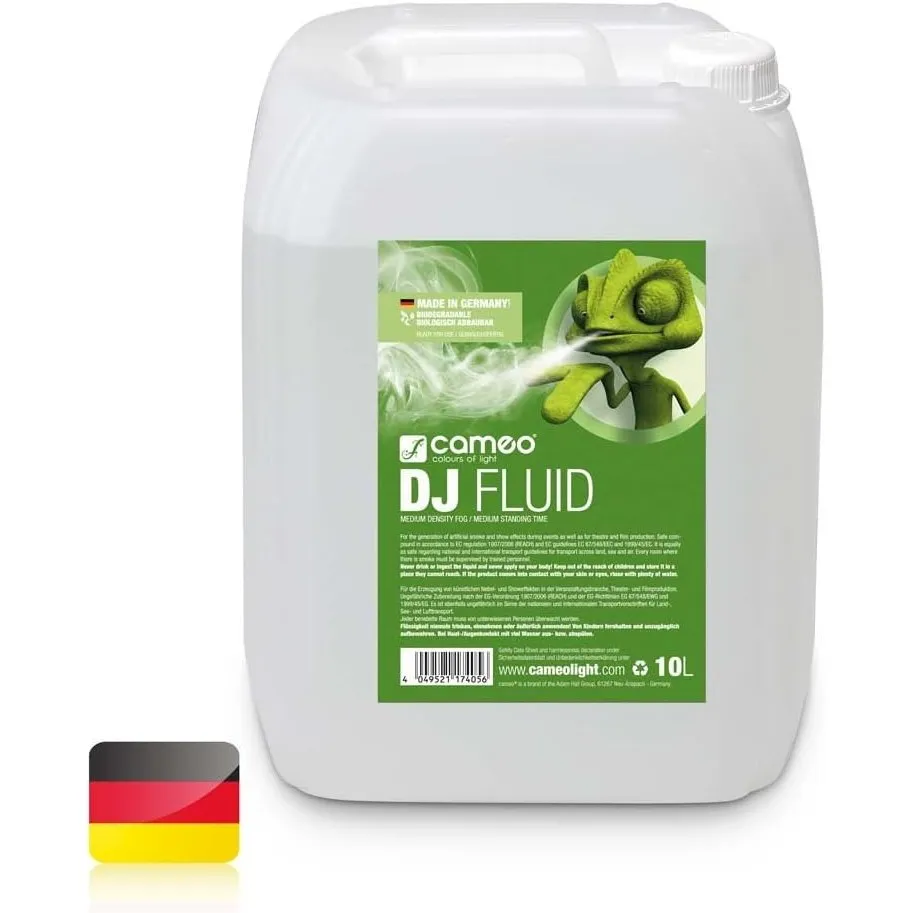 Cameo DJ FLUID 10 L - Nebelfluid mit mittlerer Dichte und mittlerer
