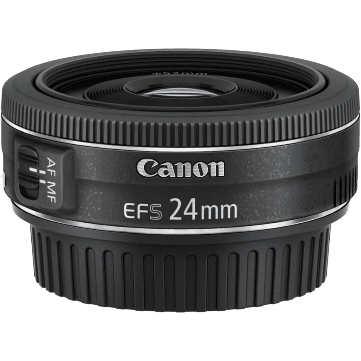 Canon EF-S 24mm F2.8 STM Pancake-Objektiv (52mm Filtergewinde) schwarz, EF-S2428STM