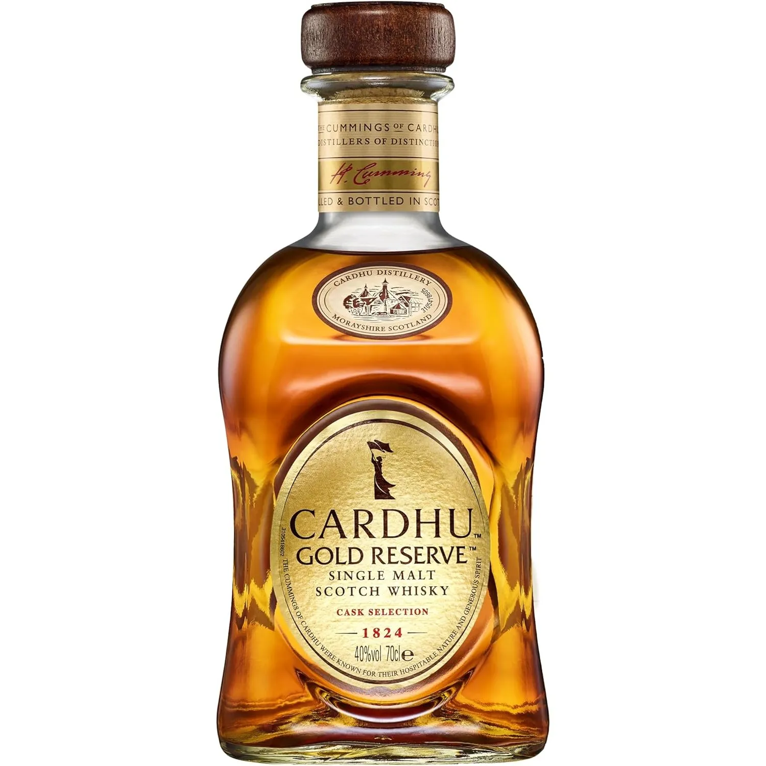 Cardhu Gold Reserve Single Malt Scotch Whisky, 40 % vol, 70 cl, Scotch Whisky, Noten von Bratapfel und Toffee, Von eine…