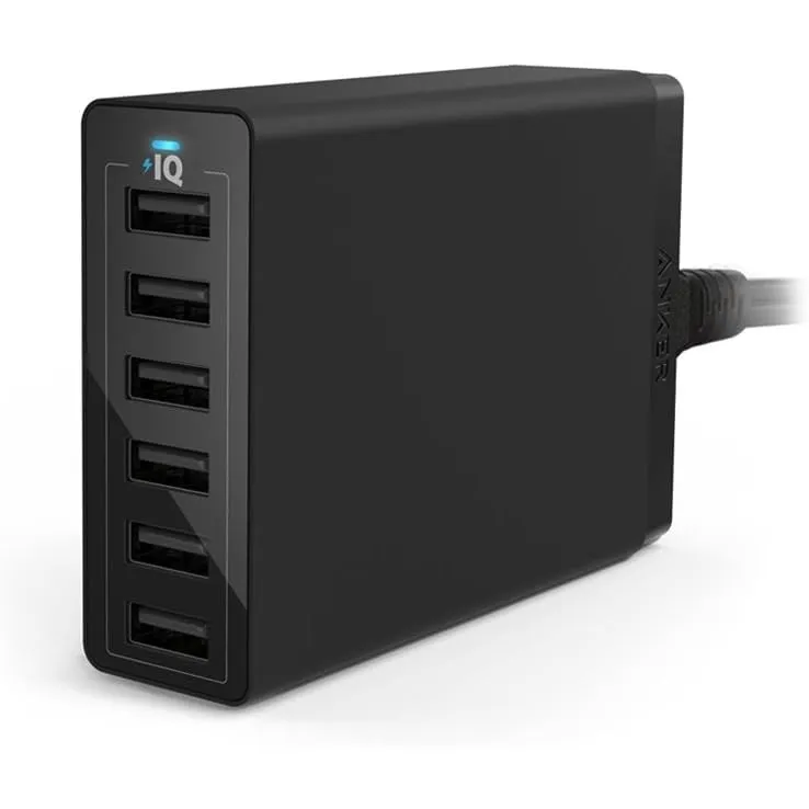 Anker 60W 6-Port USB Ladegerät, iPad Ladegerät