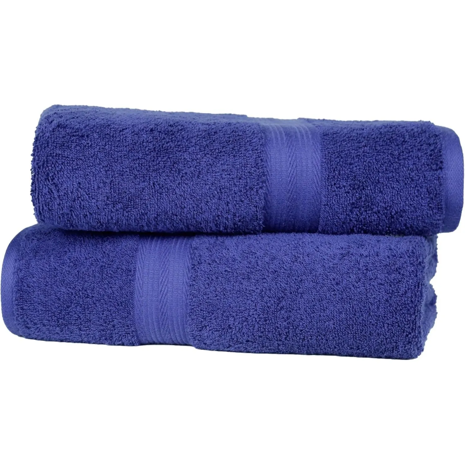 Amazon Basics Badetuch, 100% Baumwolle, Farbecht, Saugfähig, 140cm x 70cm, 2er-Pack