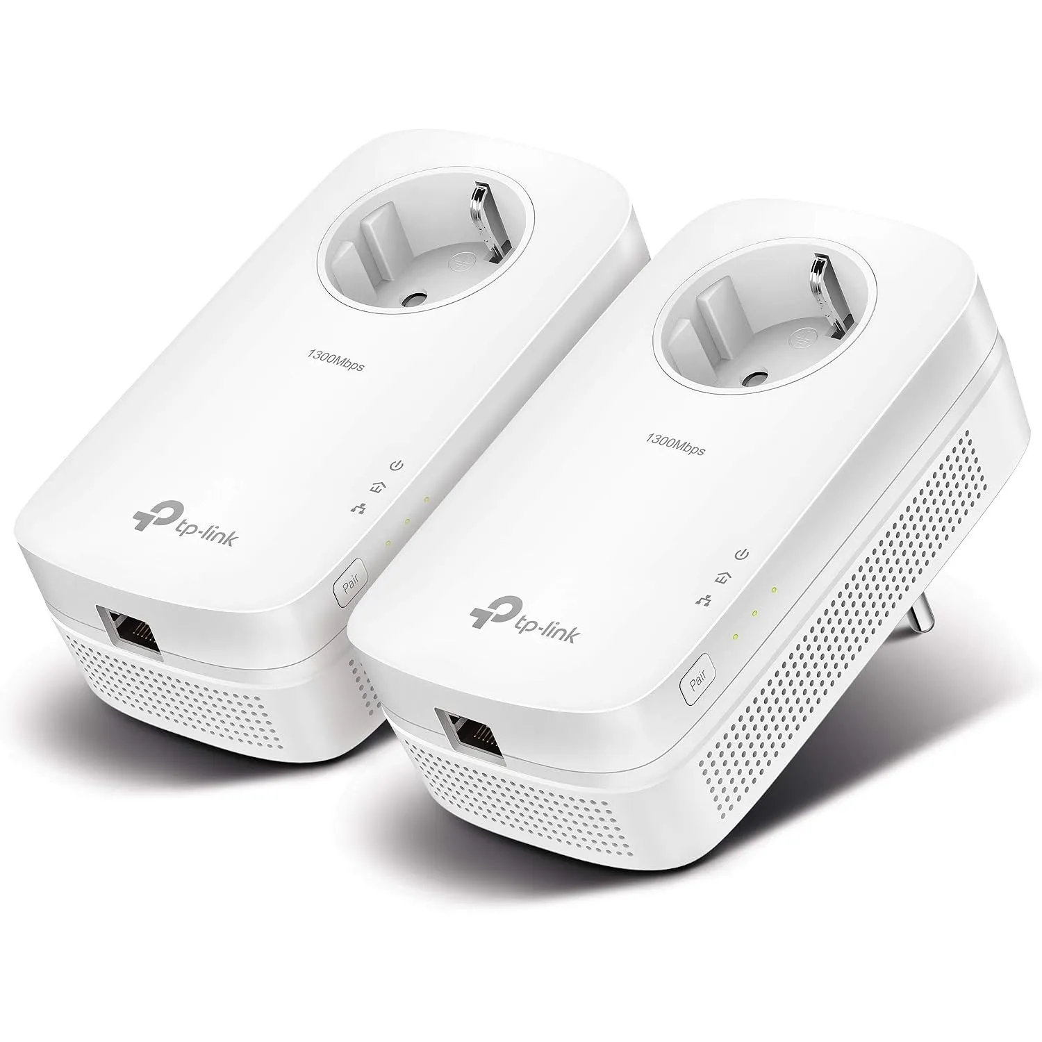 TP-Link Powerline Adapter Set TL-PA8010P KIT(1300Mbit/s Homeplug AV2, 2*2-MIMO, Steckdose, 2 Gigabit Ports, Plug&Play, …