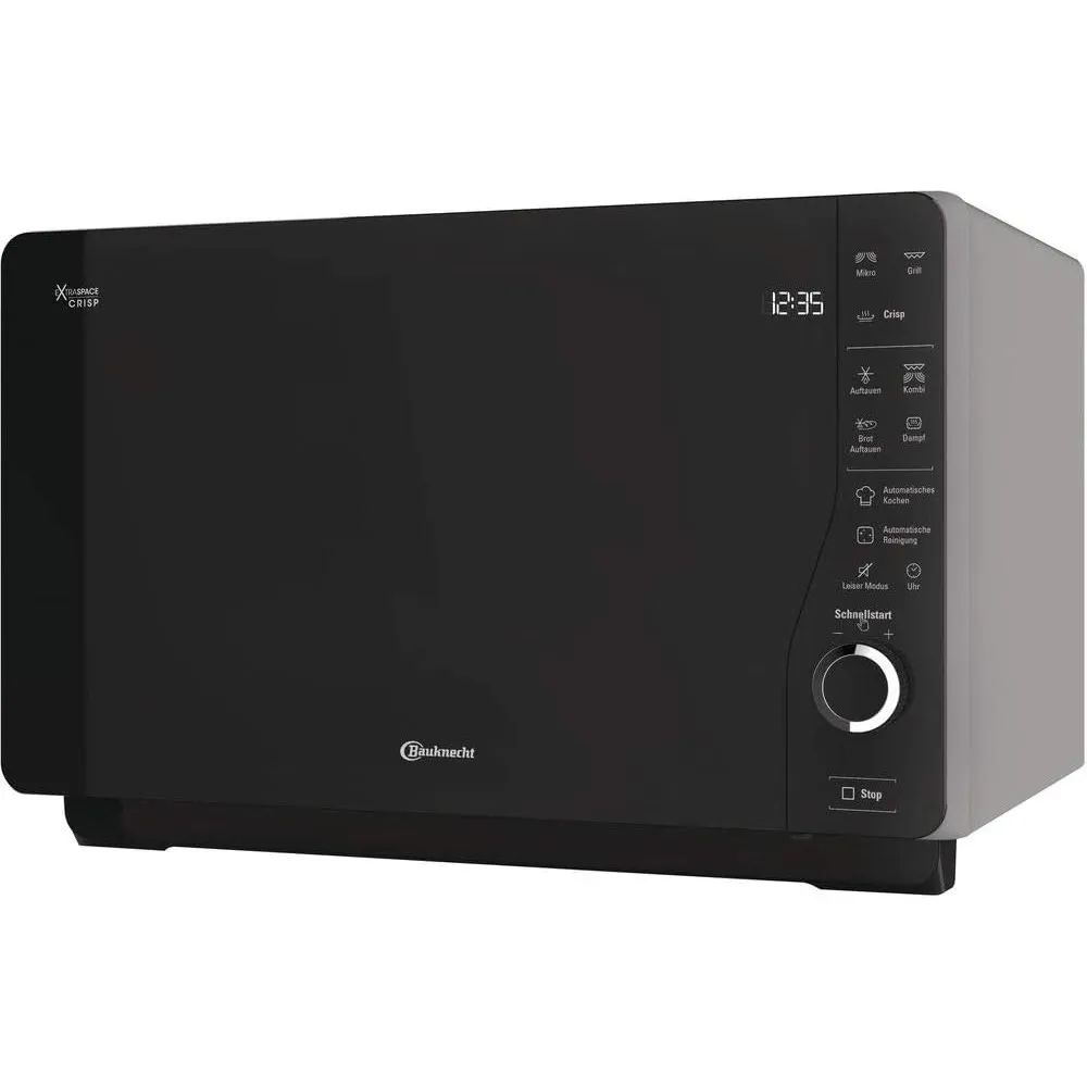 Bauknecht ExtraSpace Crisp MW 427 SL/Kombination Grill und Mikrowelle/Maximale Flexibilität-Ohne Drehteller/ 800 W/ 25 …