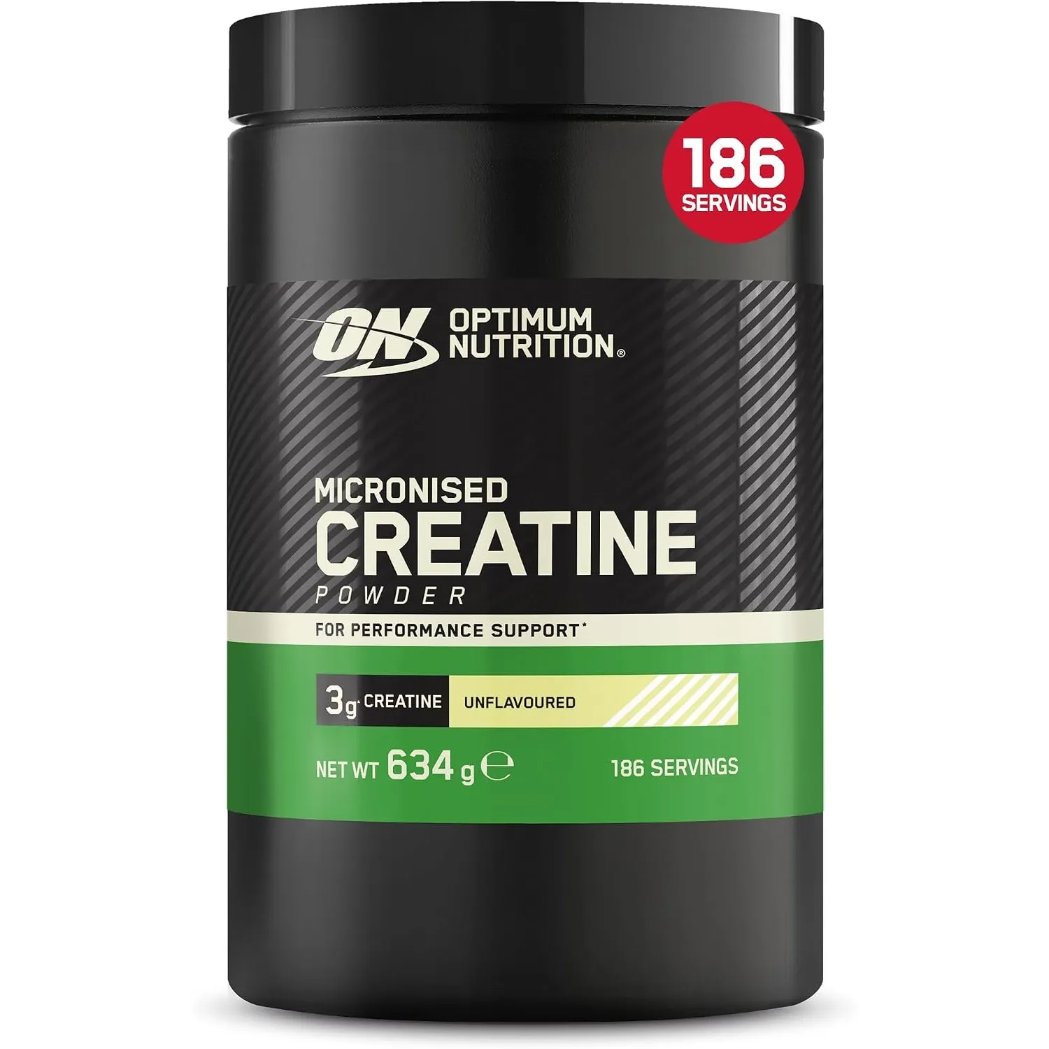 Optimum Nutrition Mikronisiertes Kreatin Monohydrat Pulver, 634g