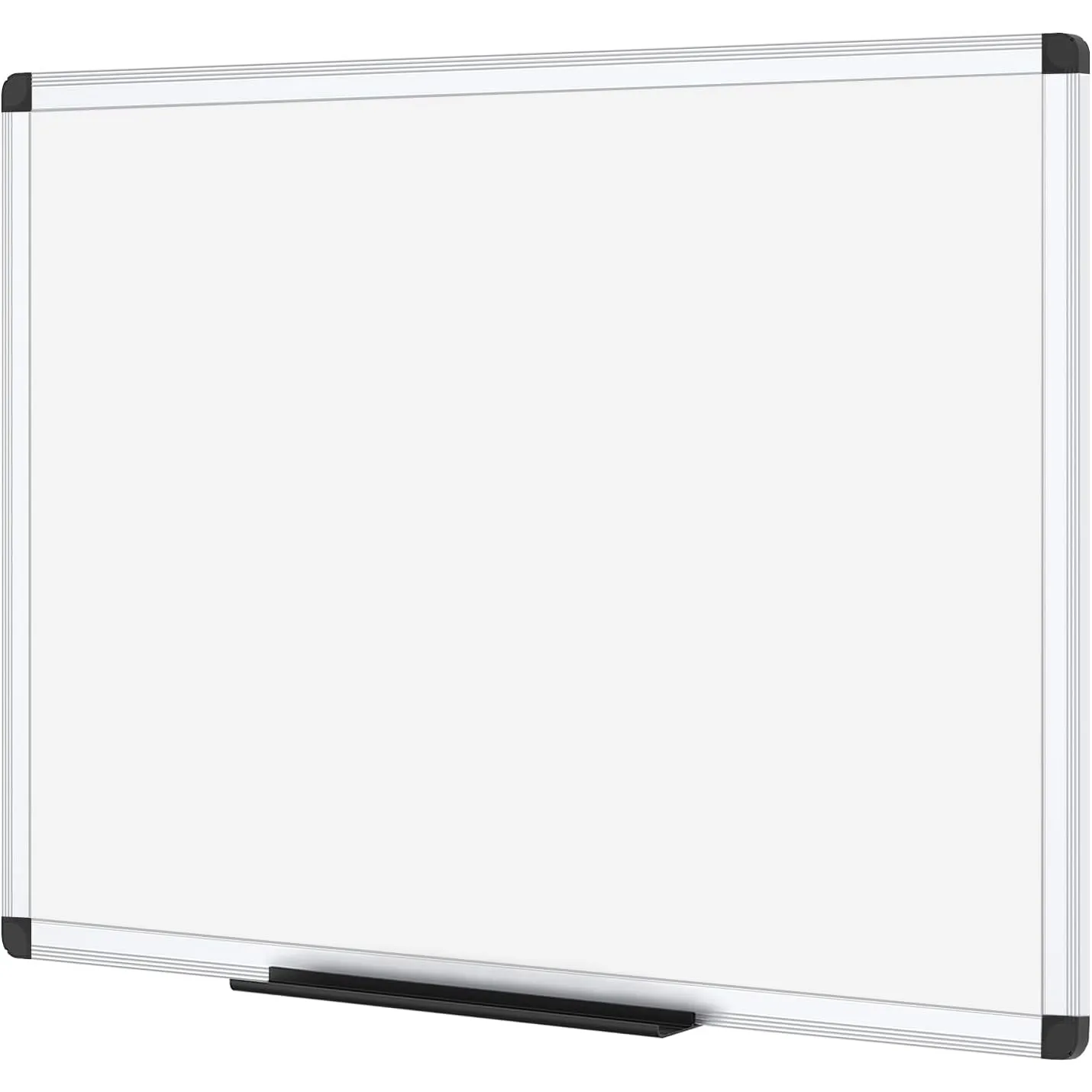 VIZ-PRO Magnetisches Whiteboard 90 x 60 cm, Trocken Abwischbar, Wandmontage | mit Aluminiumrahmen und Abnehmbare Stifta…