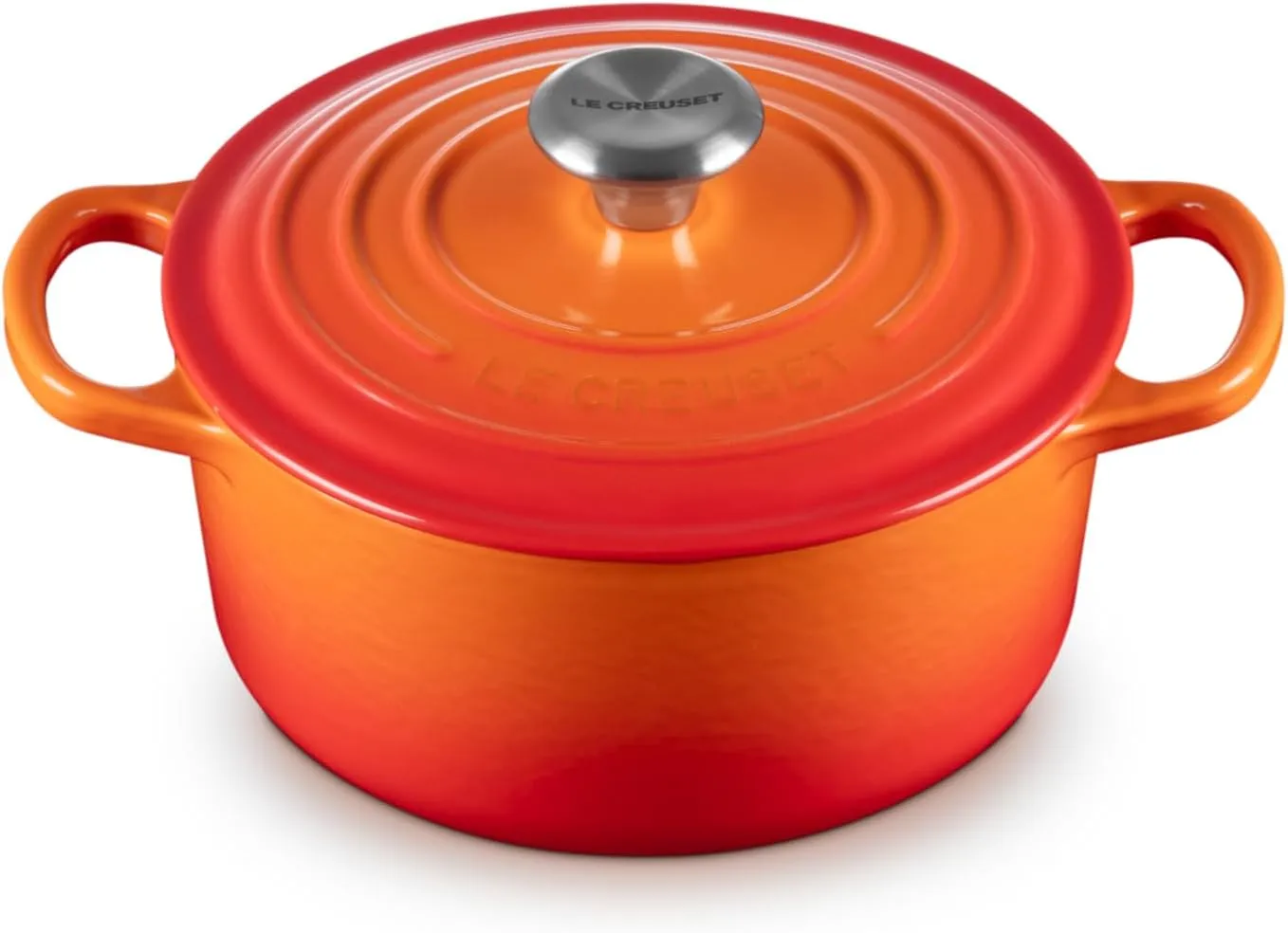 Le Creuset Signature Gusseisen-Bräter mit Deckel, Ø 18 cm, Rund, Für alle Herdarten und Induktion geeignet, Volumen: 1,…