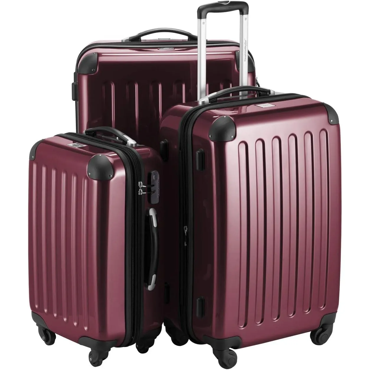 Hauptstadtkoffer Alex - 3er Kofferset - Handgepäckskoffer 55 cm, mittelgroßer Koffer 65 cm + großer Reisekoffer 75 cm, …